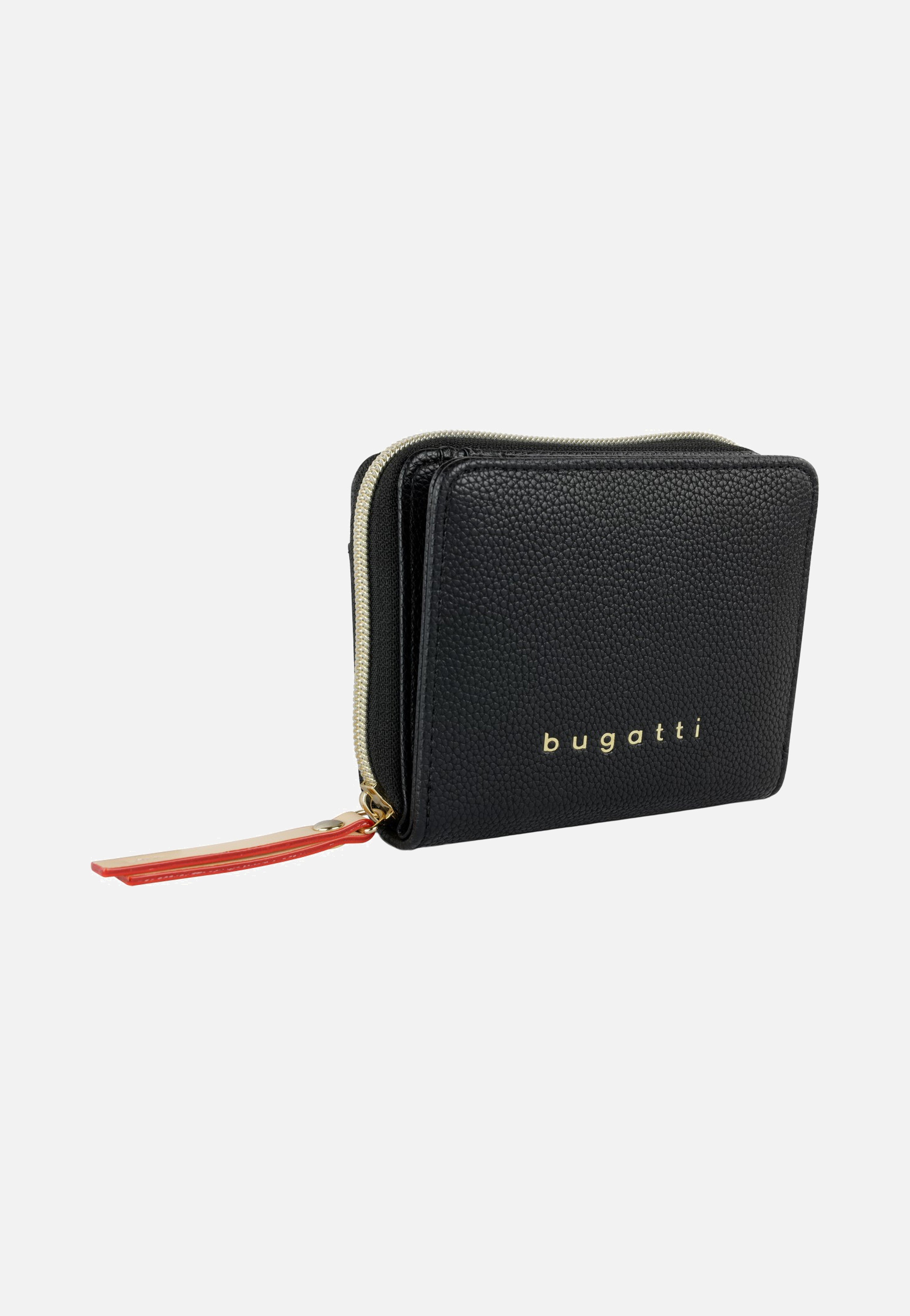 Bugatti Ella Zipped Ladies Purse Black Wallet
