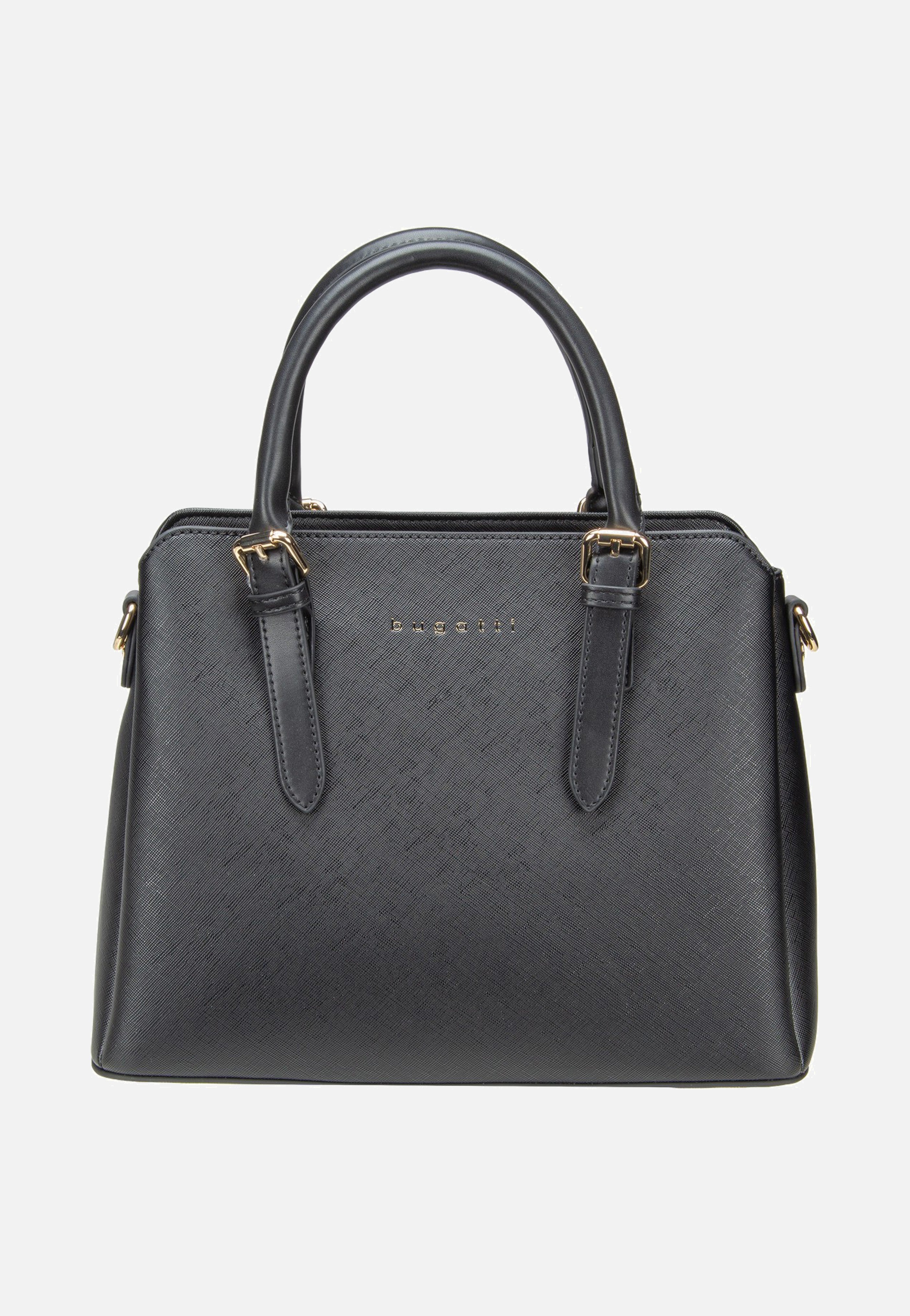 Bugatti Ella Saffiano Bowling Bag M Black Bowling Bag