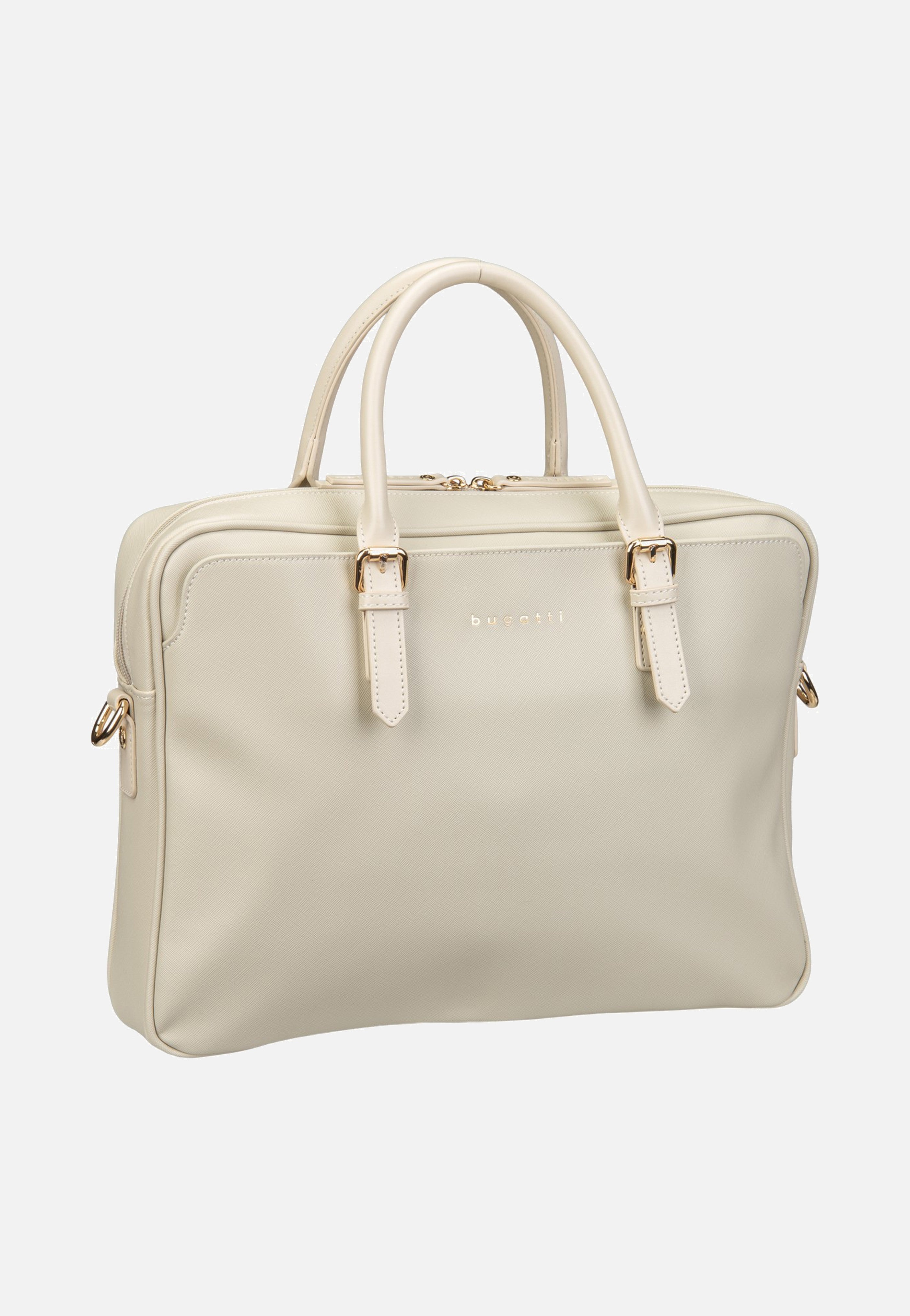 Bugatti Ella Saffiano Briefcase Beige Briefcase