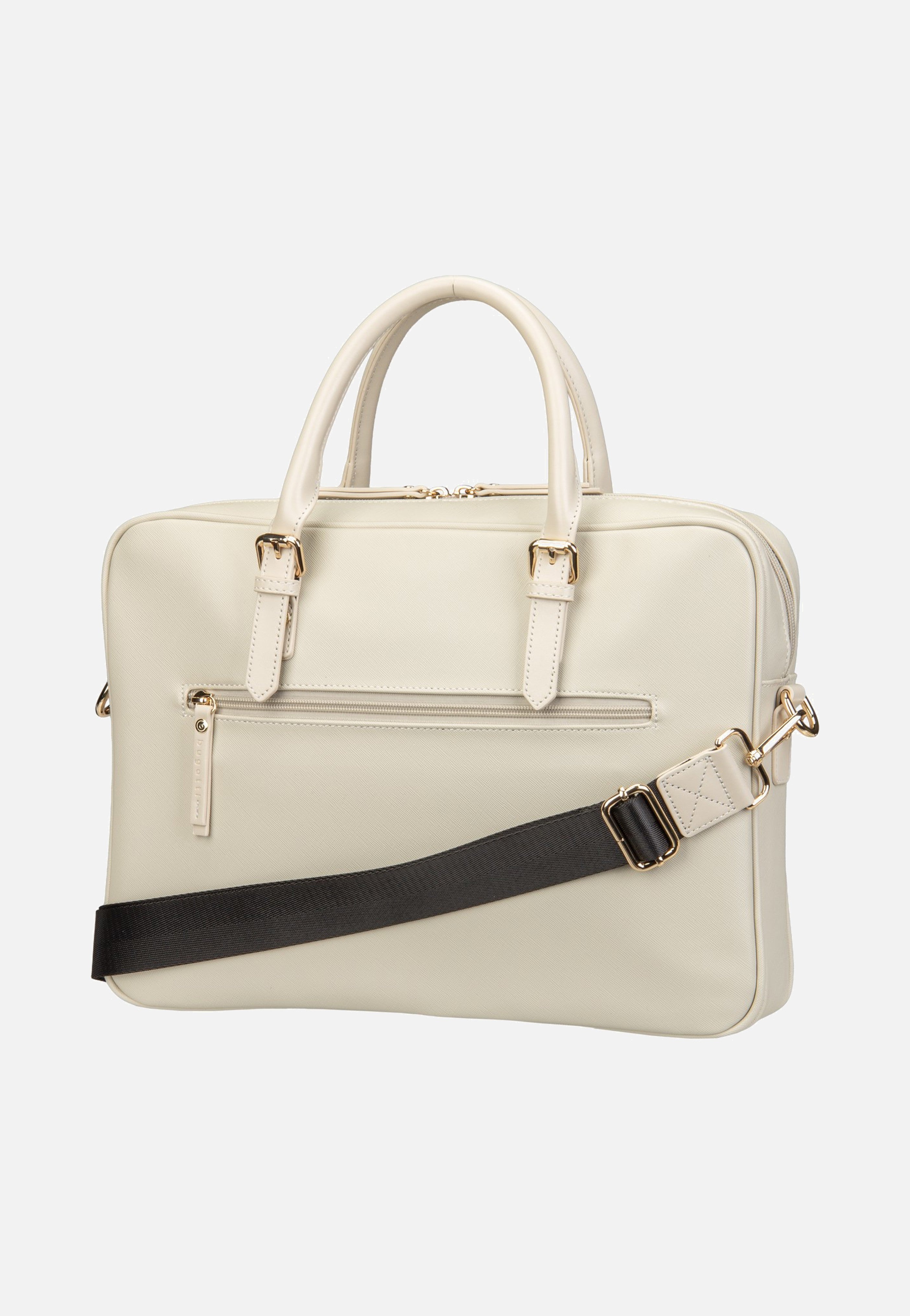 Bugatti Ella Saffiano Briefcase Beige Briefcase