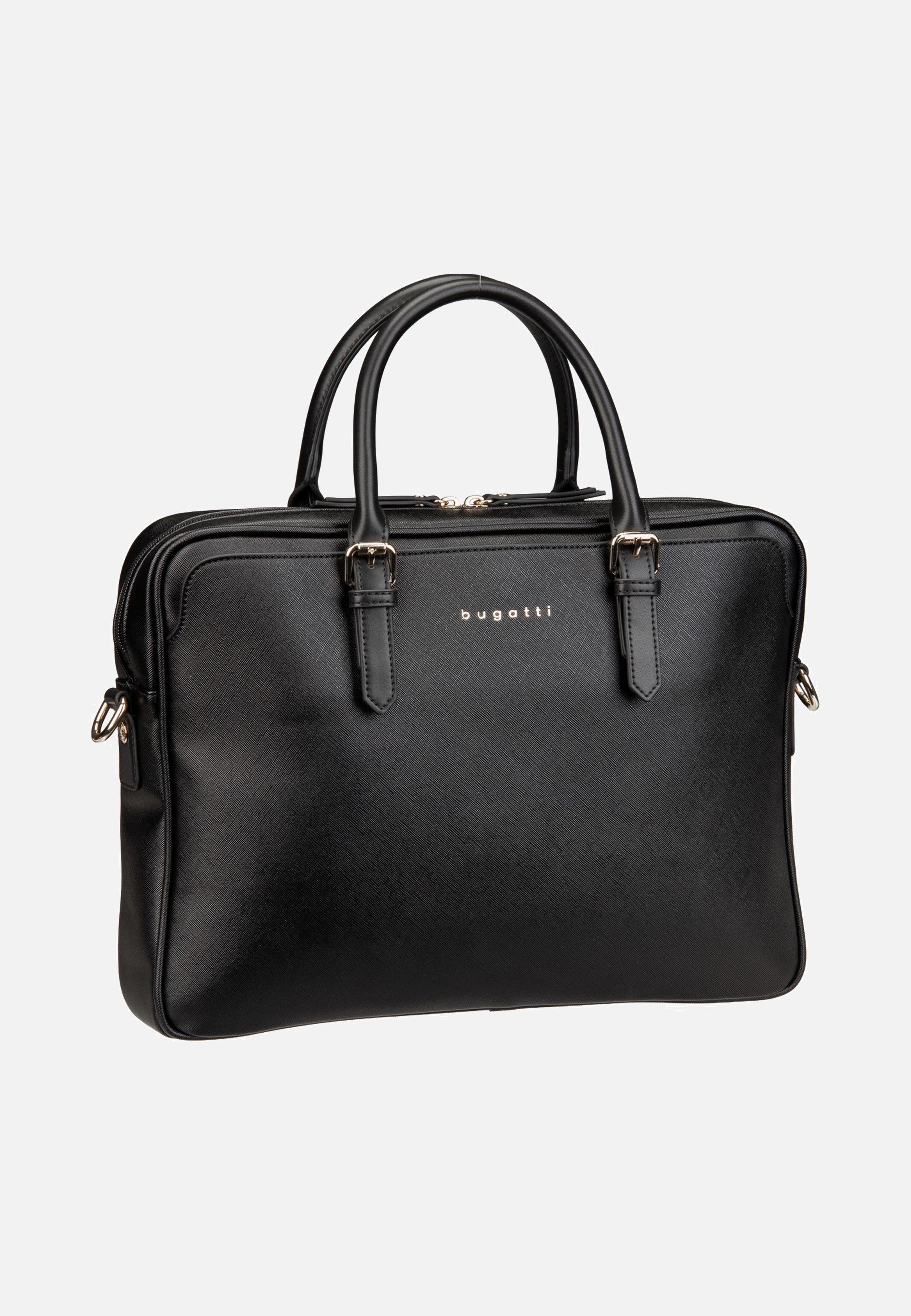 Bugatti Ella Saffiano Briefcase Black Briefcase