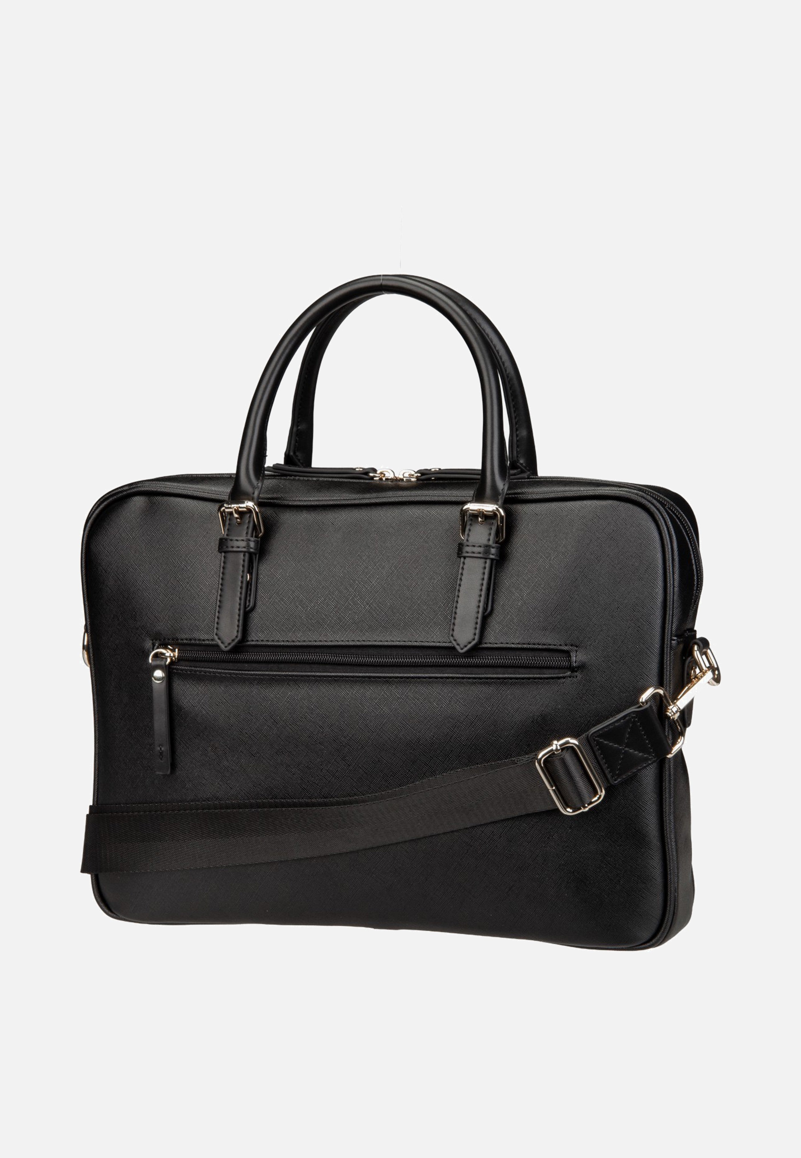 Bugatti Ella Saffiano Briefcase Black Briefcase