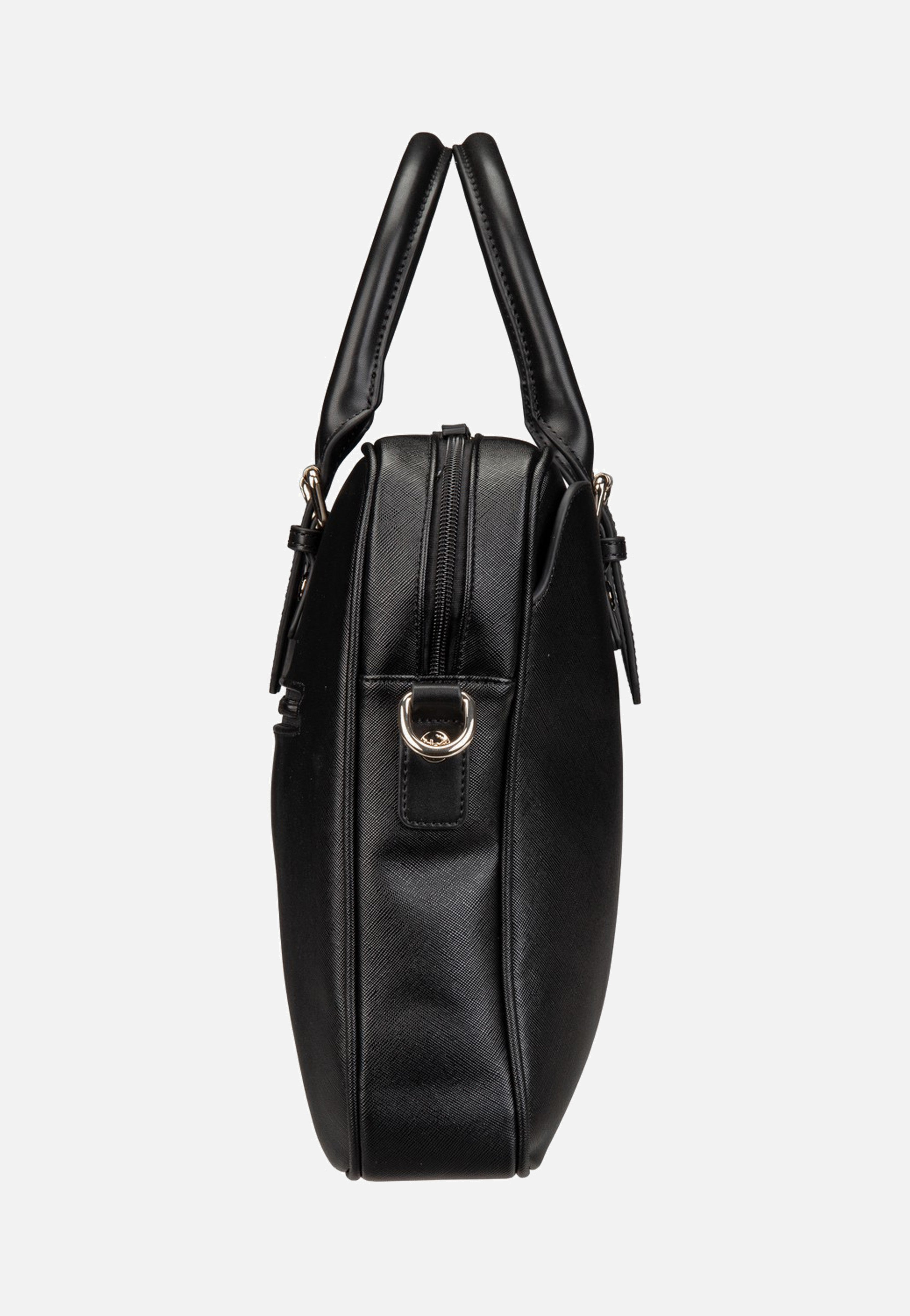 Bugatti Ella Saffiano Briefcase Black Briefcase
