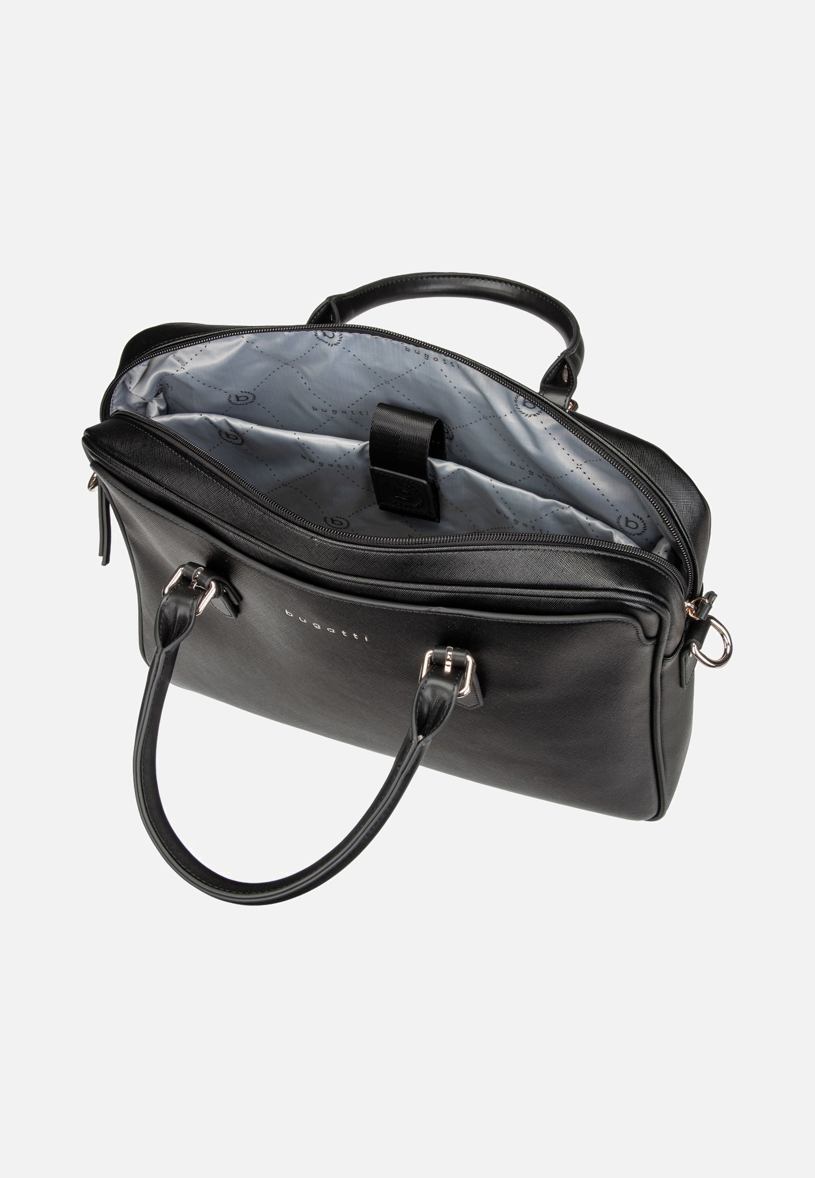 Bugatti Ella Saffiano Briefcase Black Briefcase