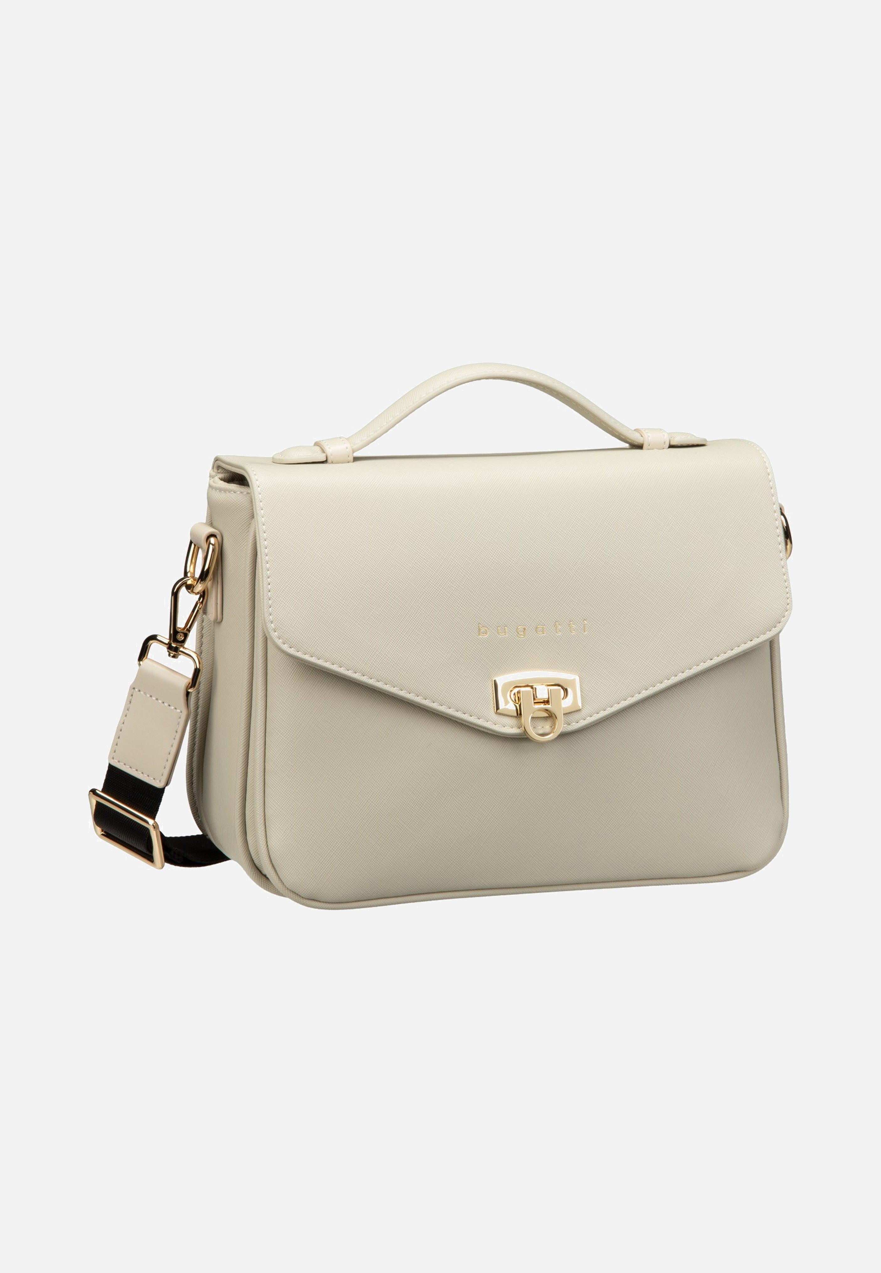 Bugatti Ella Saffiano Classic Bag Beige Shoulder Bag