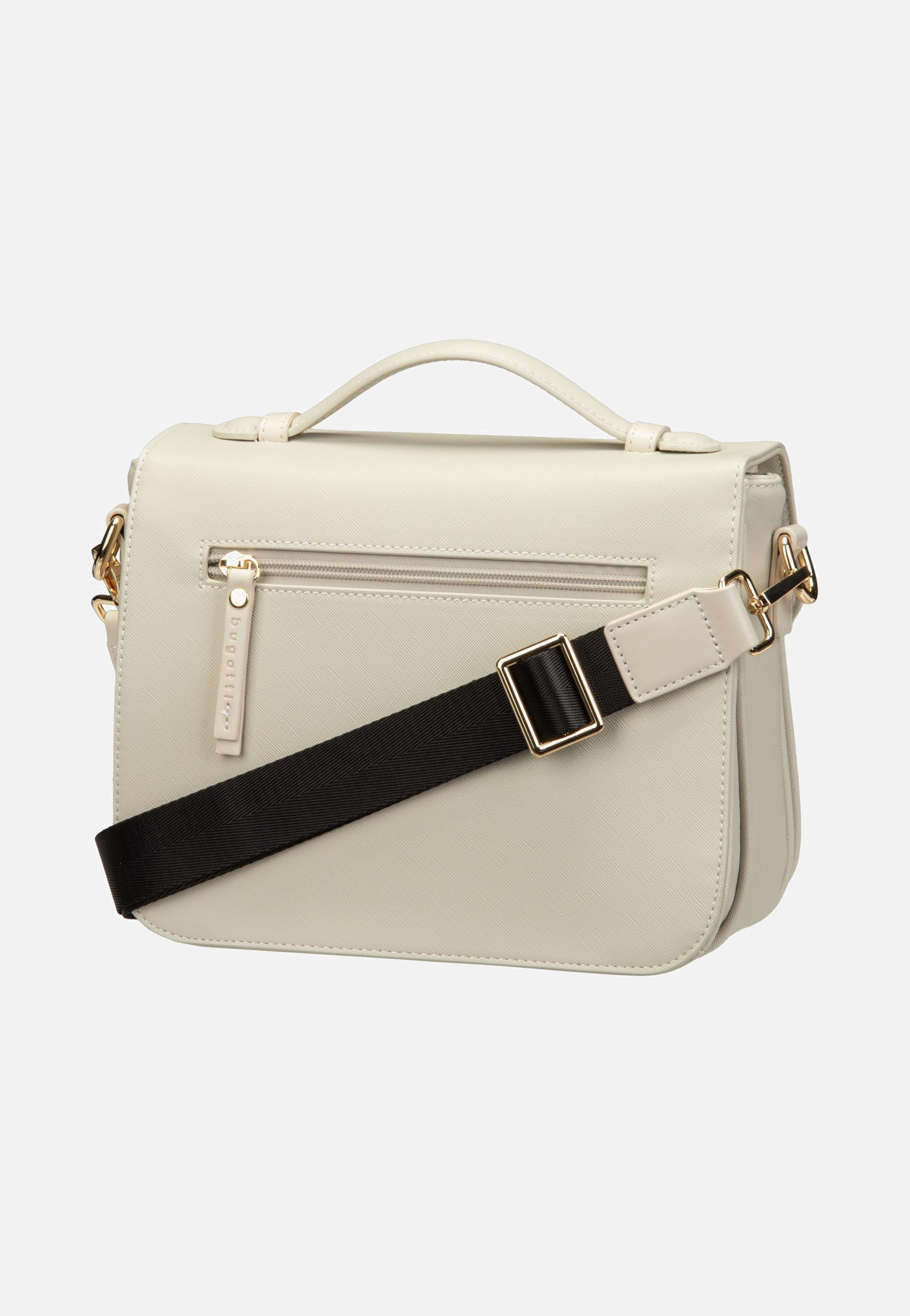 Bugatti Ella Saffiano Classic Bag Beige Shoulder Bag