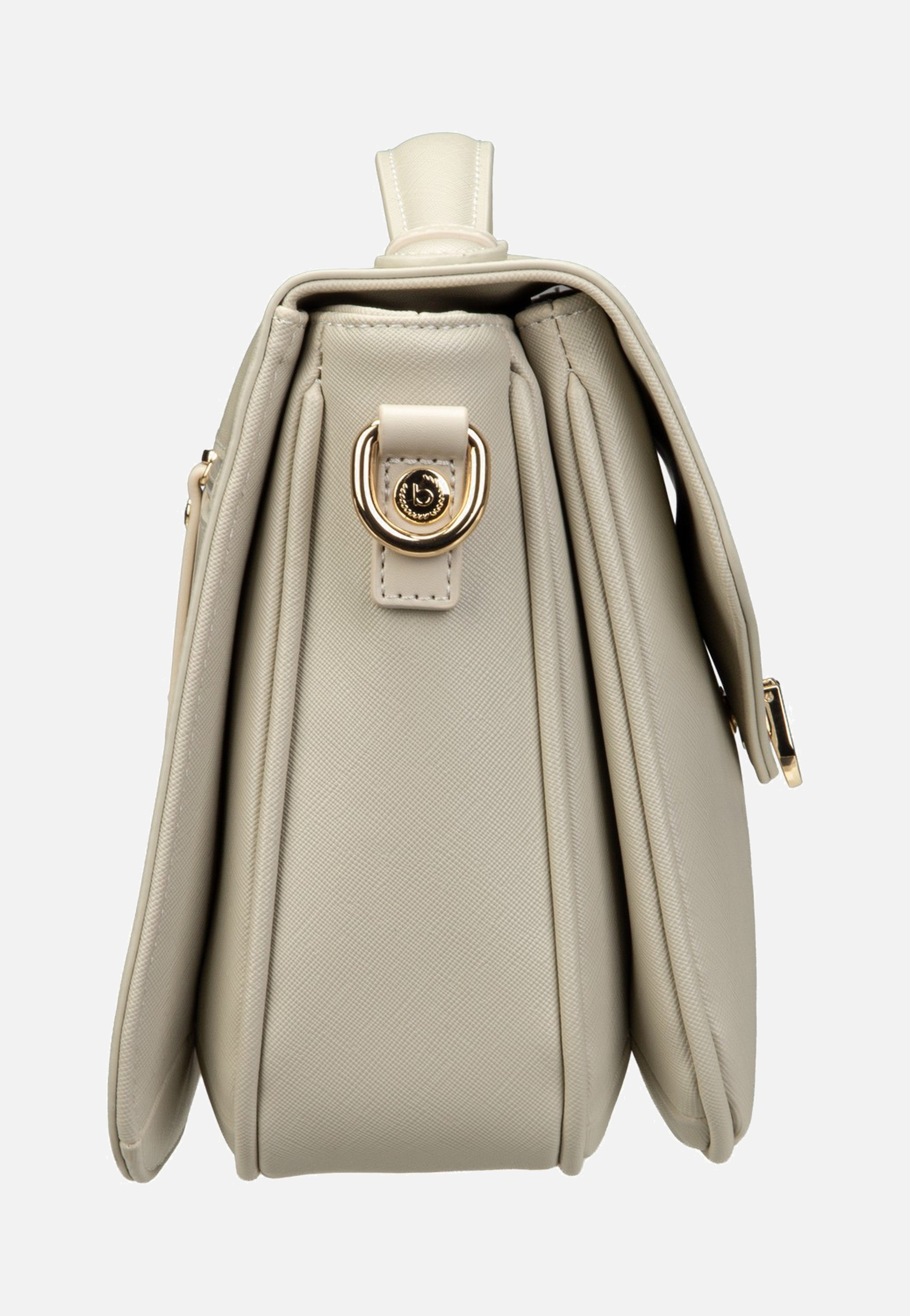 Bugatti Ella Saffiano Classic Bag Beige Shoulder Bag