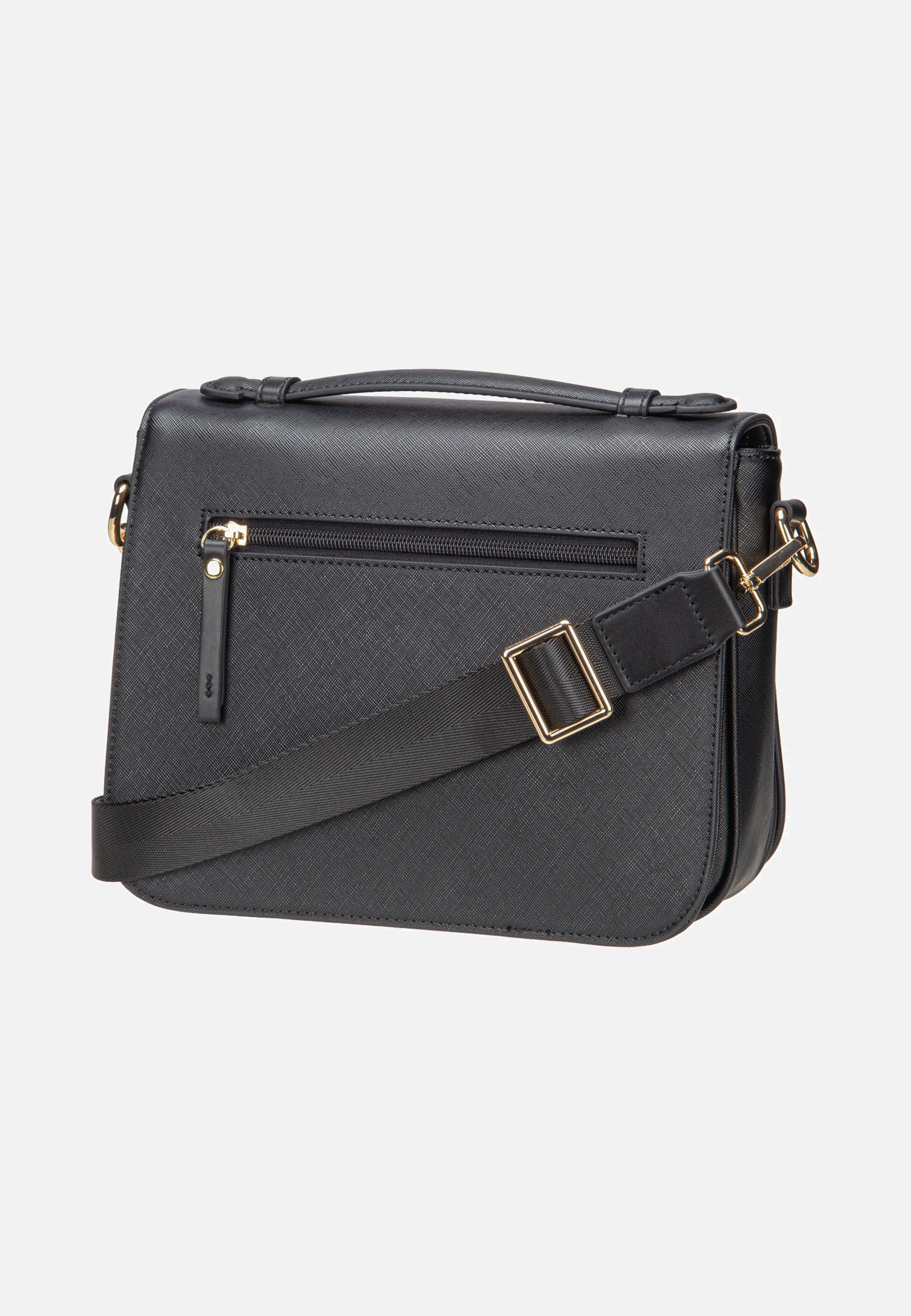 Bugatti Ella Saffiano Classic Bag Black Shoulder Bag