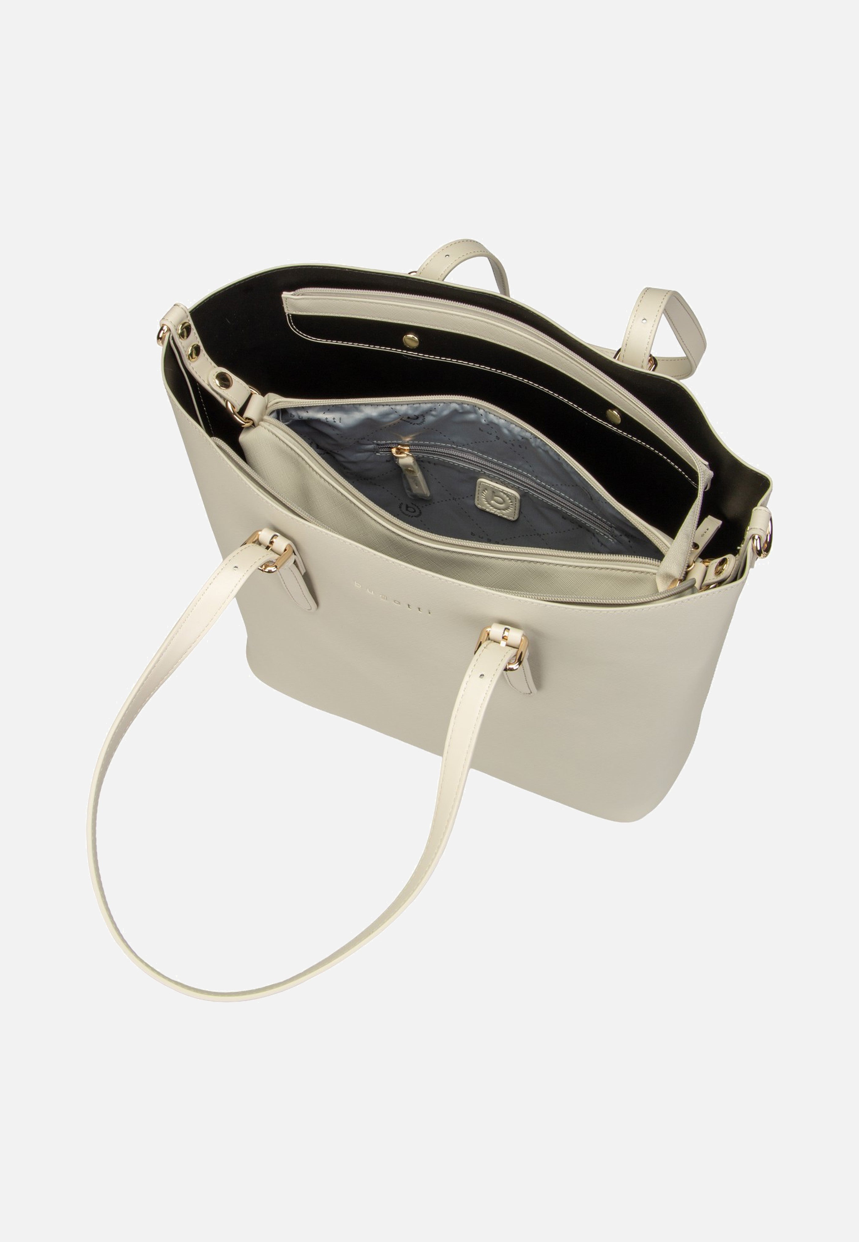 Bugatti Ella Saffiano Shopper L Beige Shopper