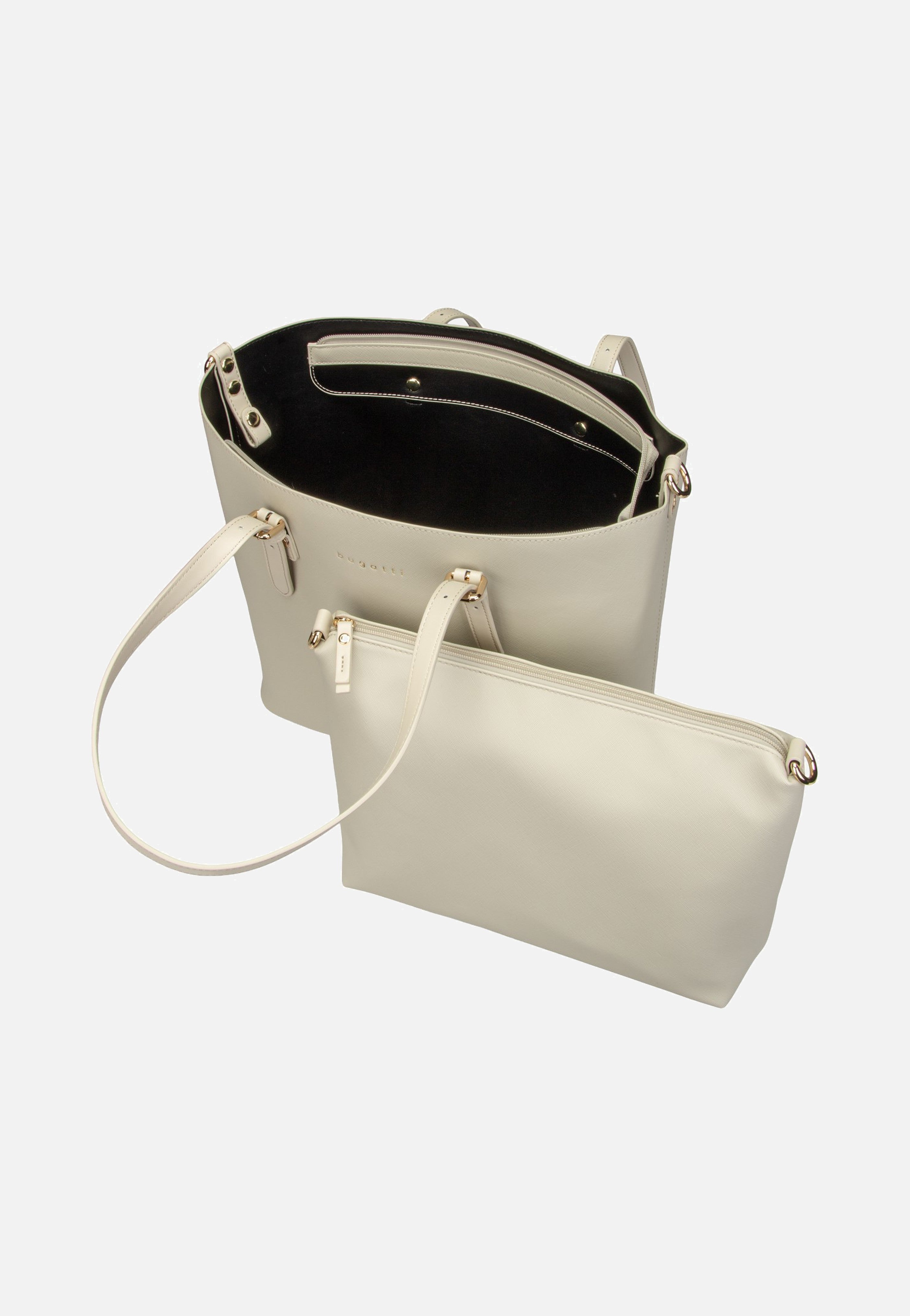Bugatti Ella Saffiano Shopper L Beige Shopper