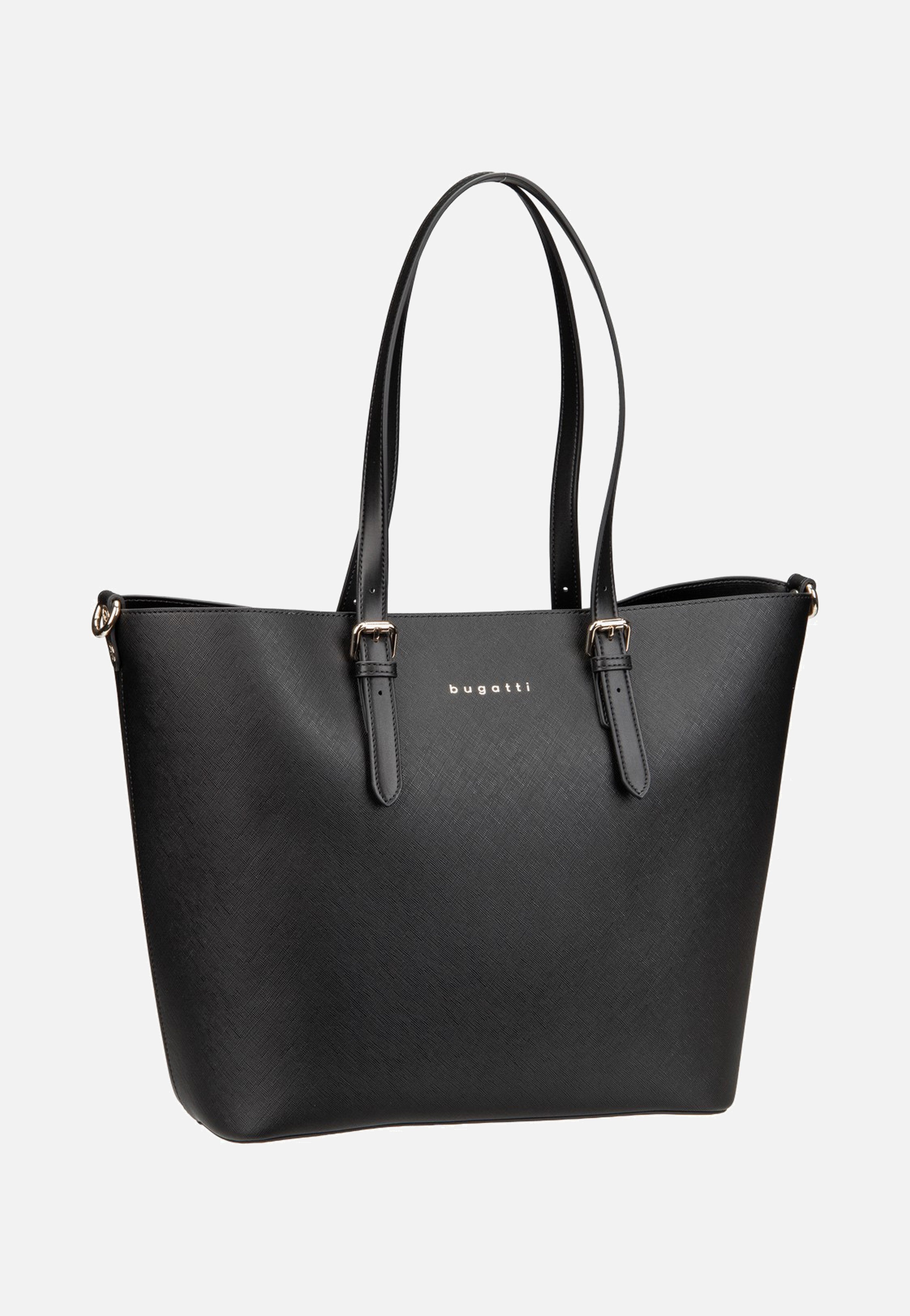 Bugatti Ella Saffiano Shopper L Black Shopper
