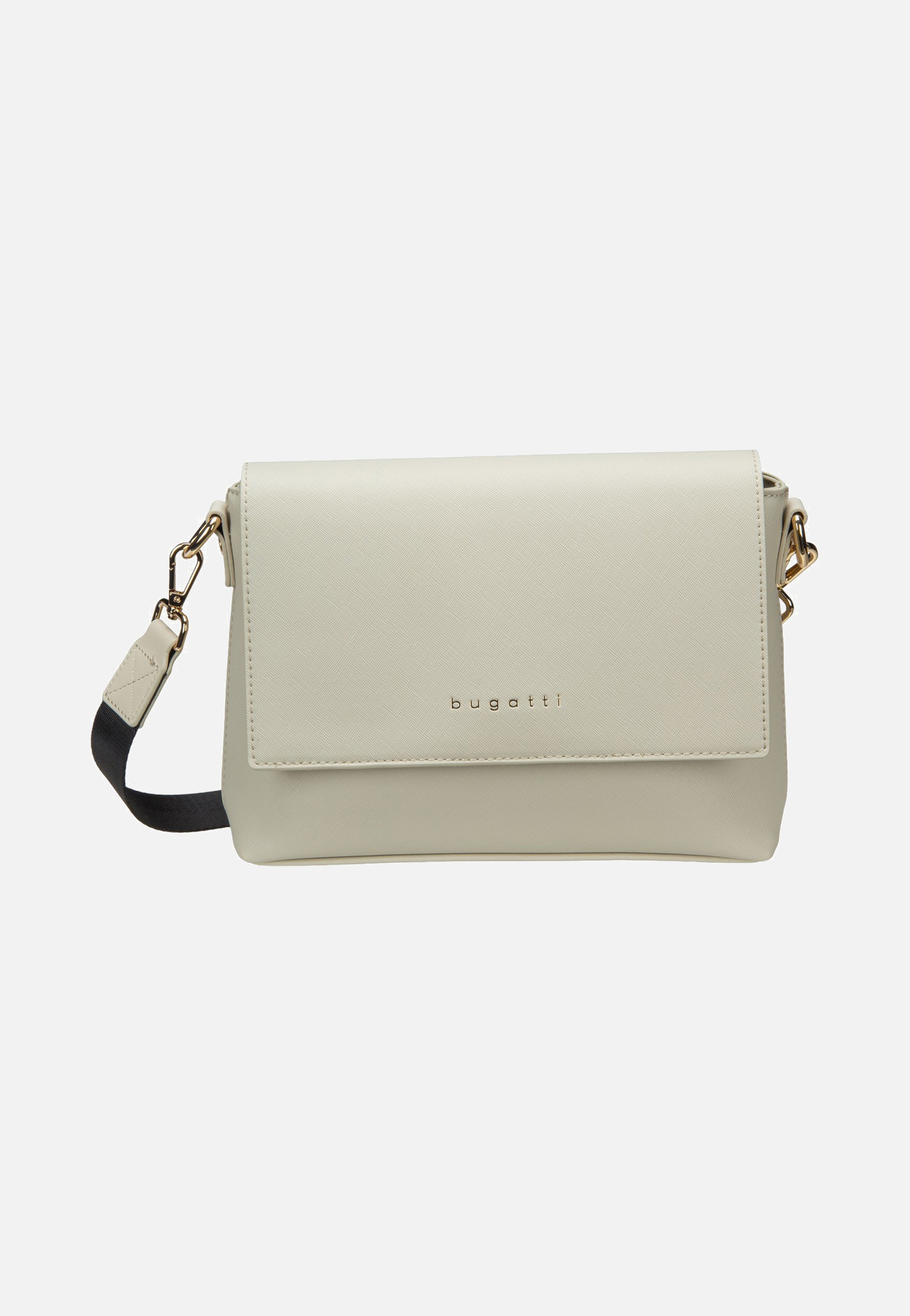 Bugatti Ella Saffiano Shoulder Bag Beige Shoulder Bag