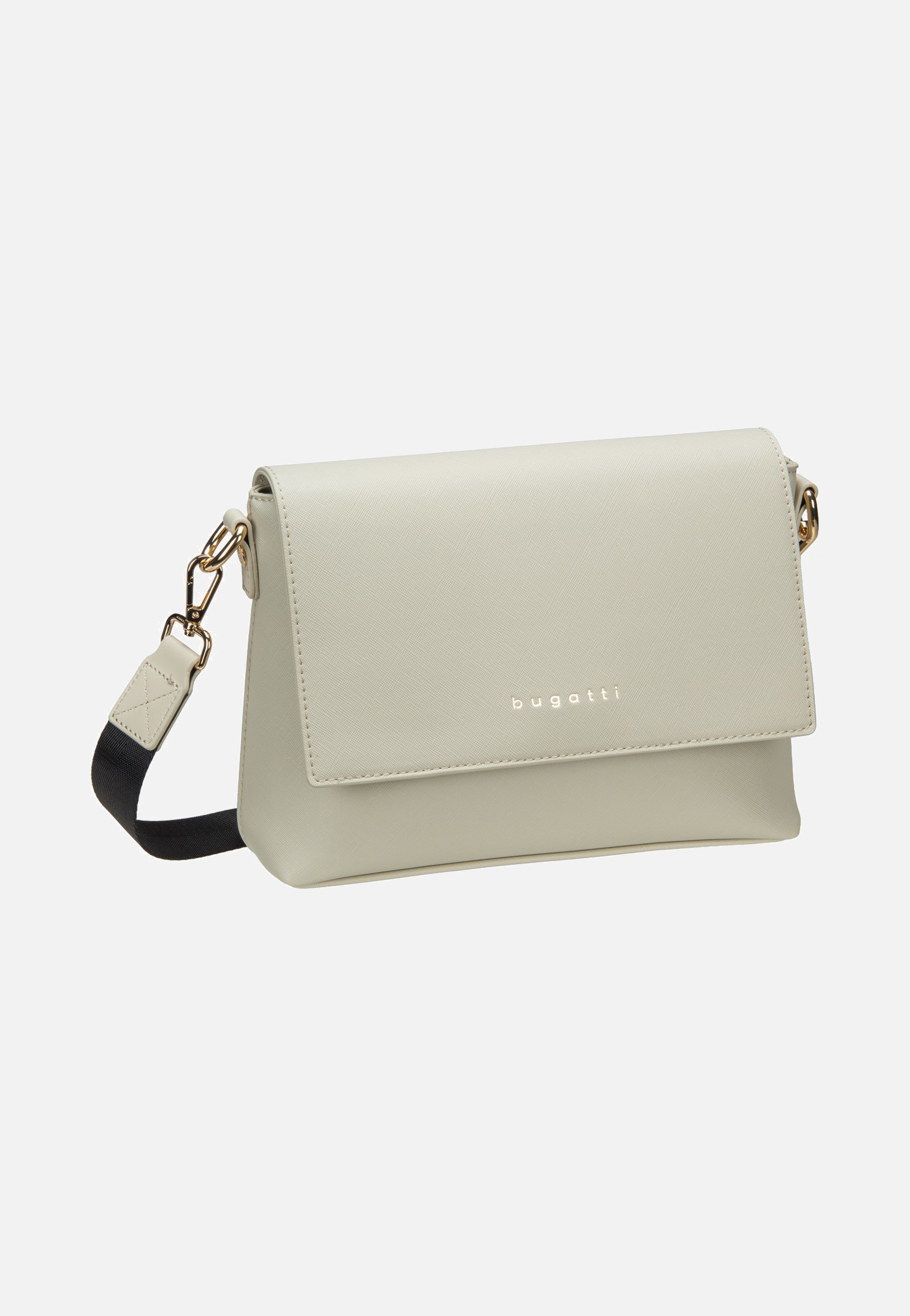 Bugatti Ella Saffiano Shoulder Bag Beige Shoulder Bag