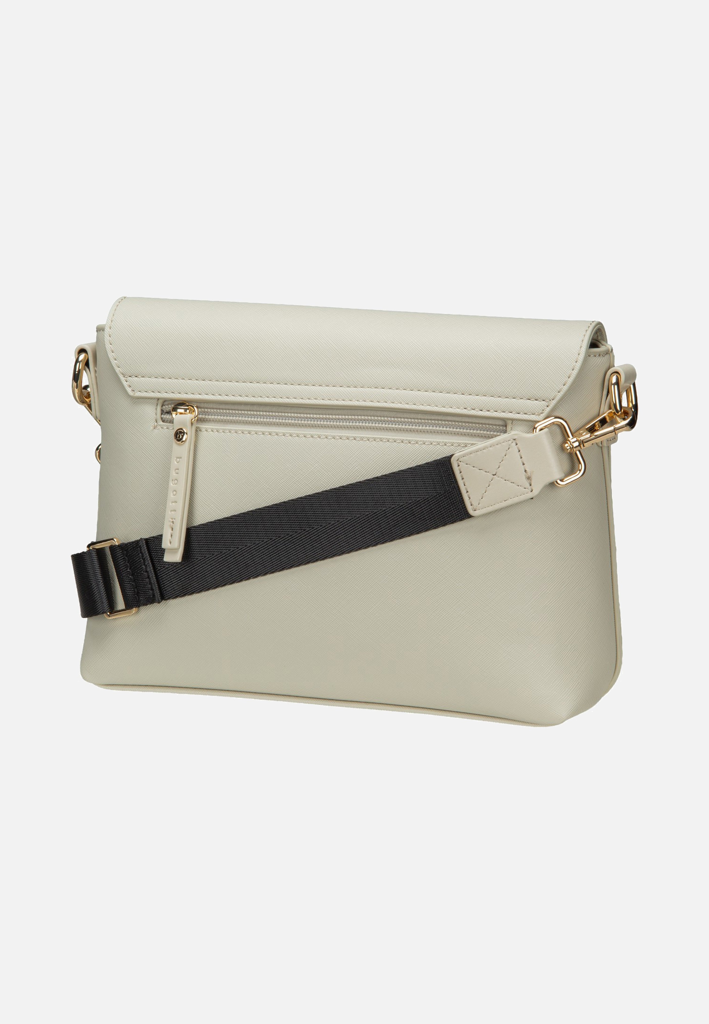 Bugatti Ella Saffiano Shoulder Bag Beige Shoulder Bag