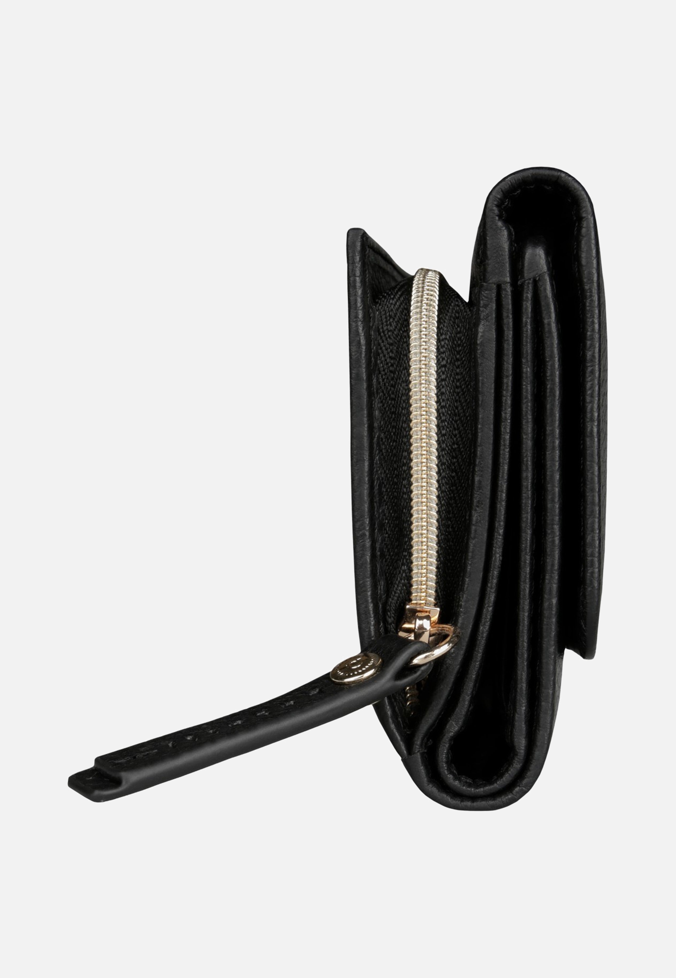 Bugatti Emilia Ladies Wallet With Flap Black Wallet