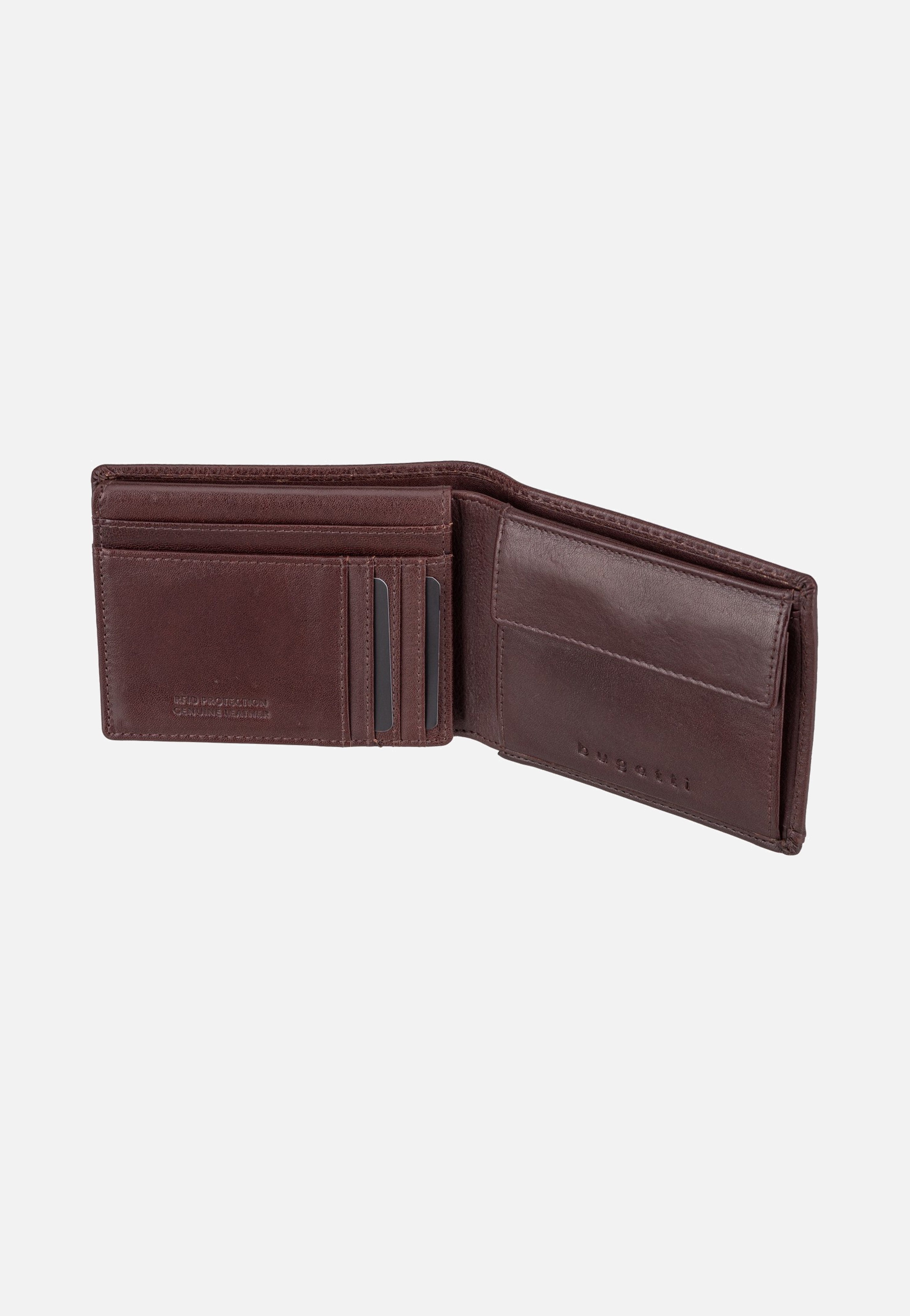 Bugatti Neaples Wallet With Flap Brown Wallet