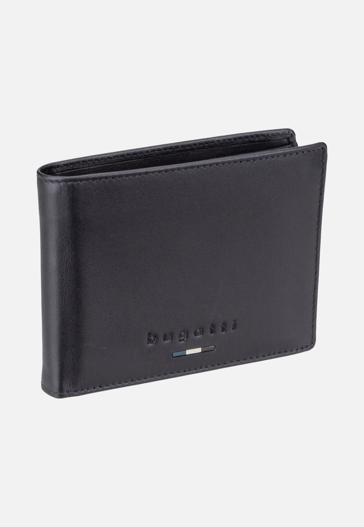 Bugatti Romeo Airtag Wallet With Flap Black Wallet