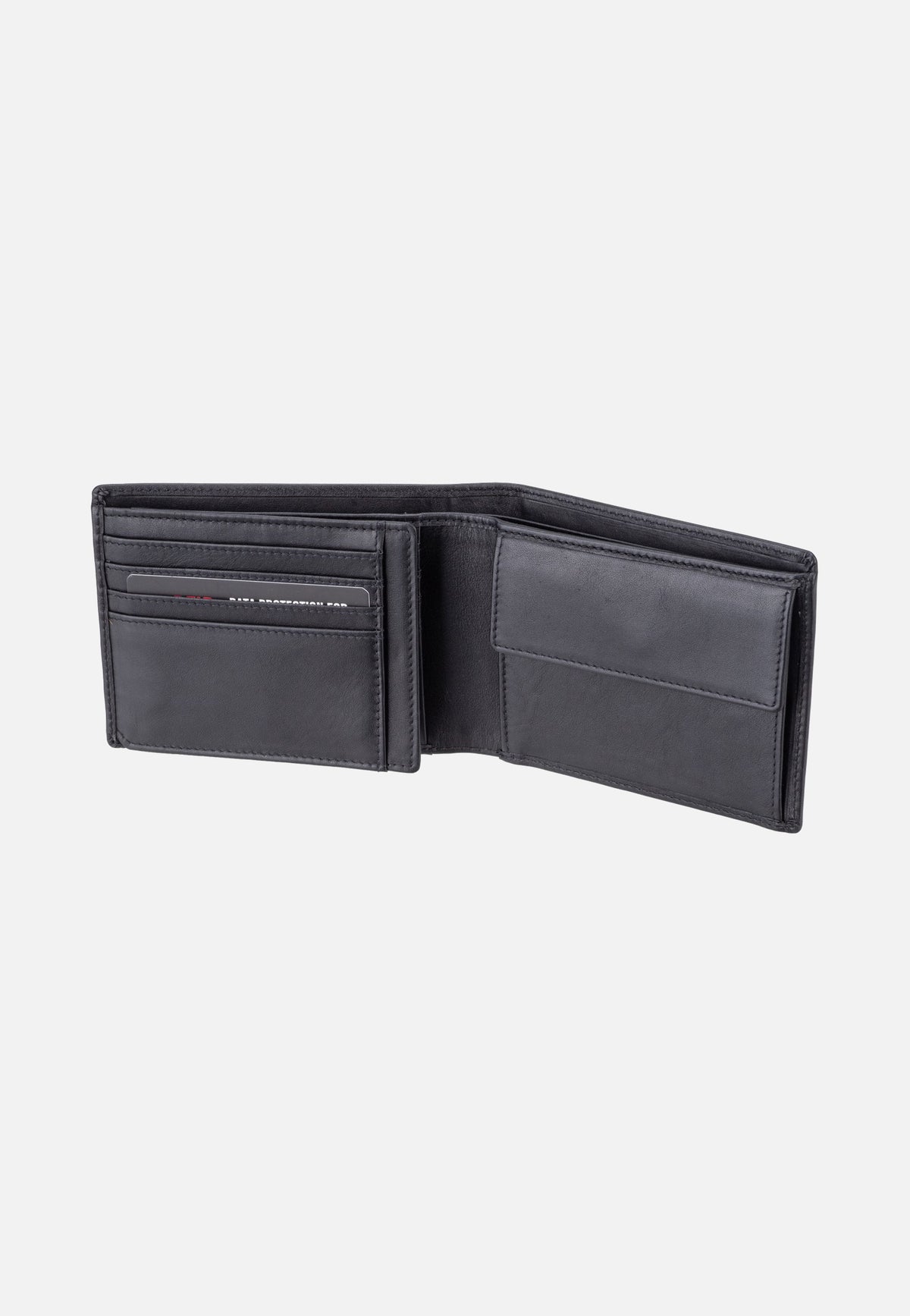 Bugatti Romeo Airtag Wallet With Flap Black Wallet