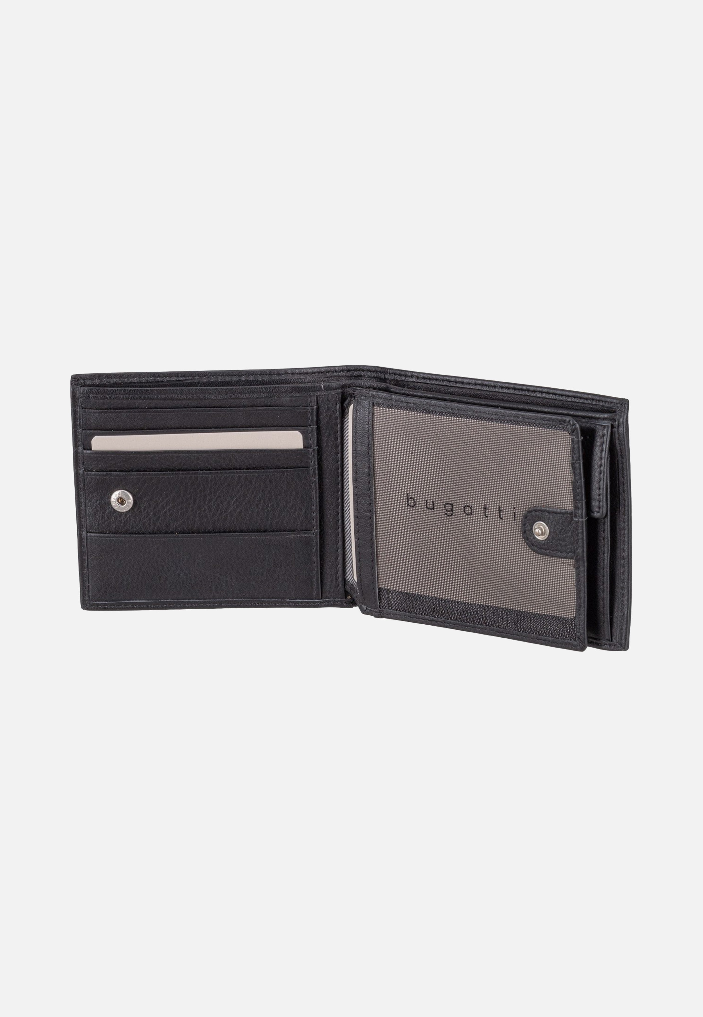 Bugatti Sempre Wallet With Flap Black Wallet