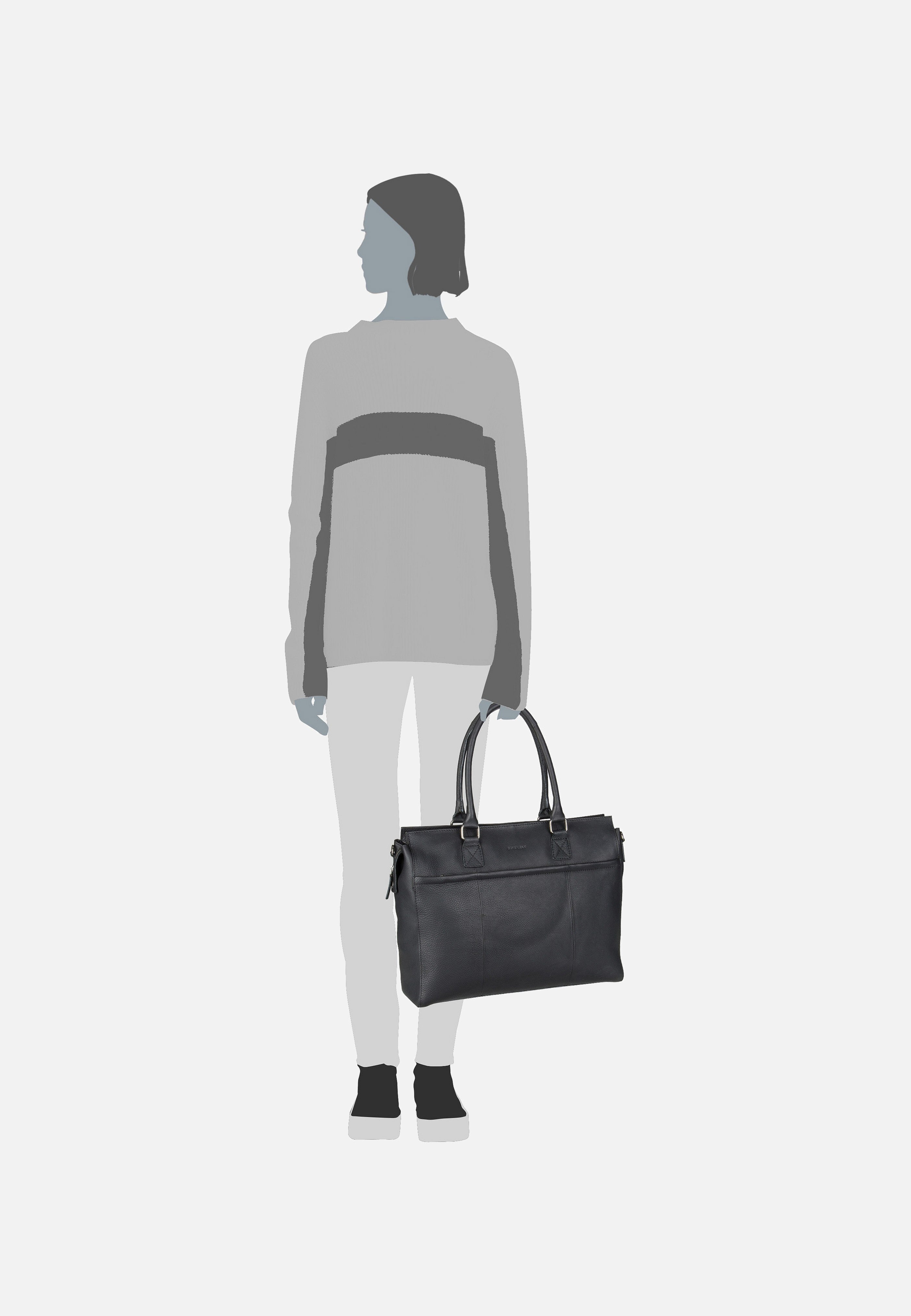 Burkely - Antique Avery Laptop 15'' 0056 Black - Briefcase | Women-Image