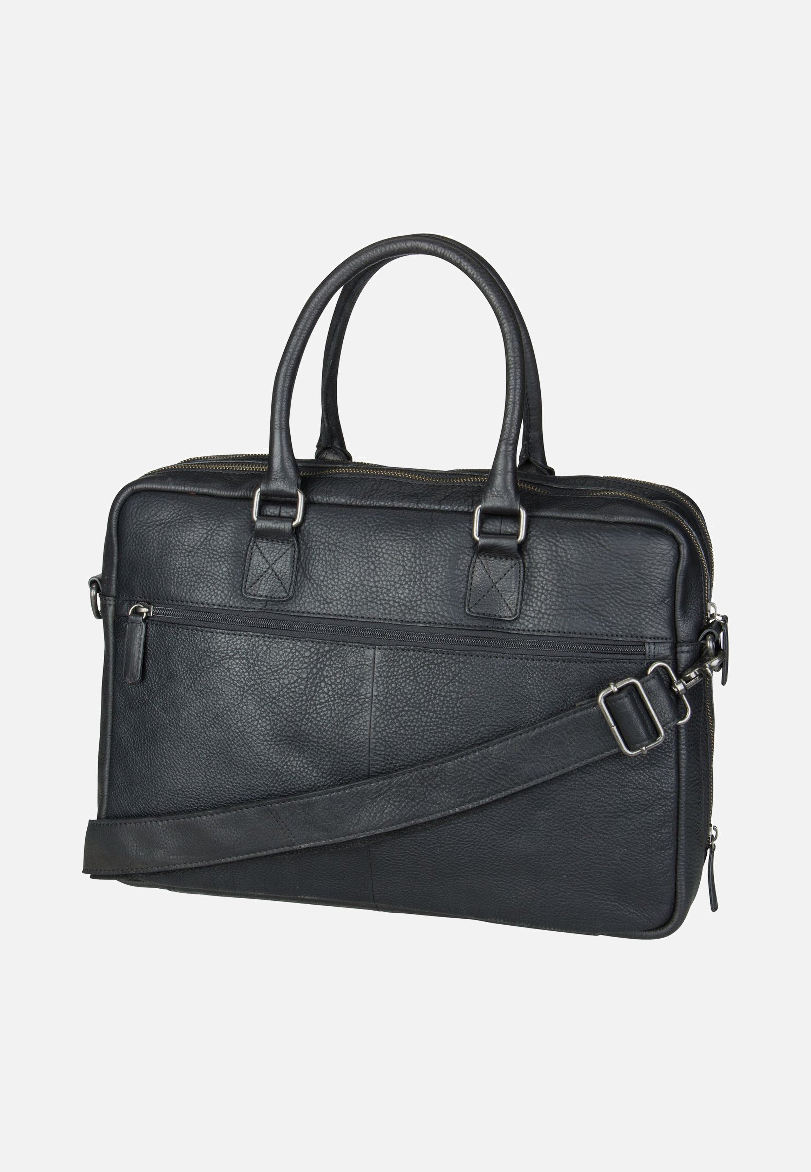 Burkely - Antique Avery Worker 15'' 7979 Black - Briefcase | Men-Image