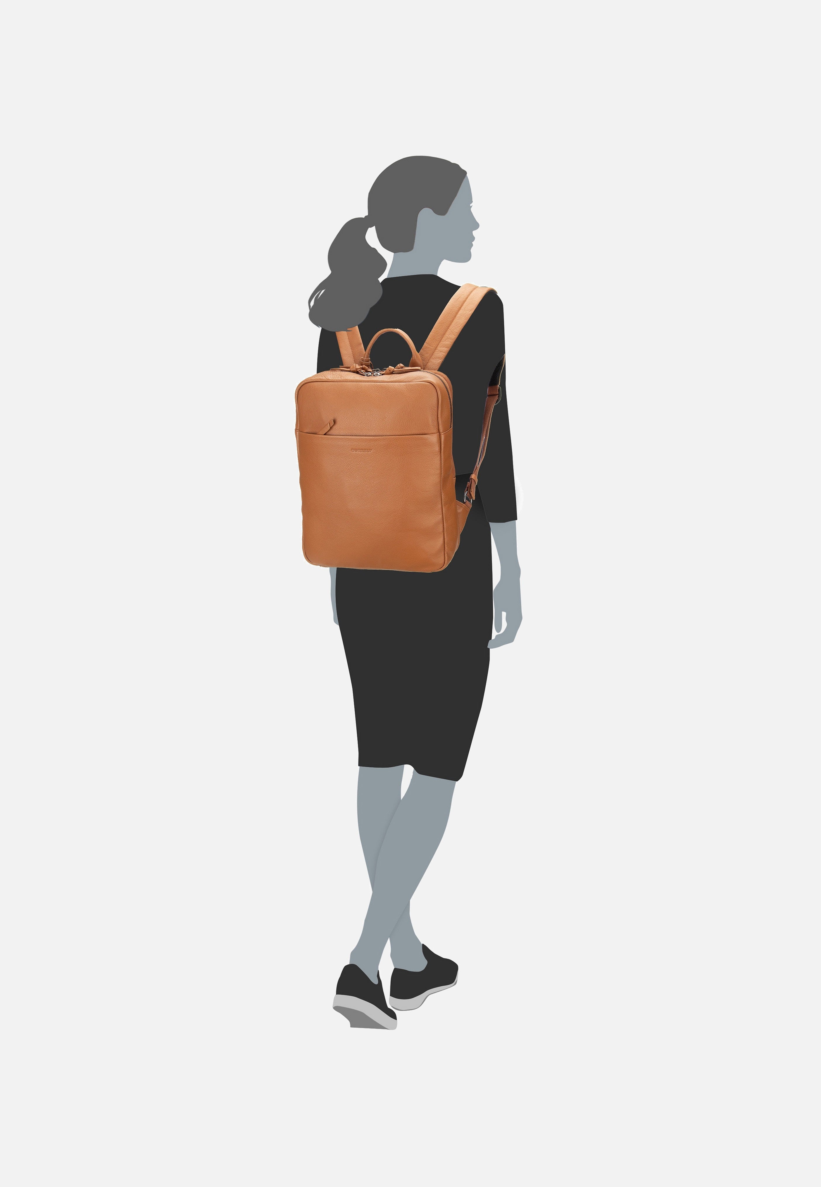 Burkely - Lush Lucy 1000529 Cognac - Backpack | Women-Image