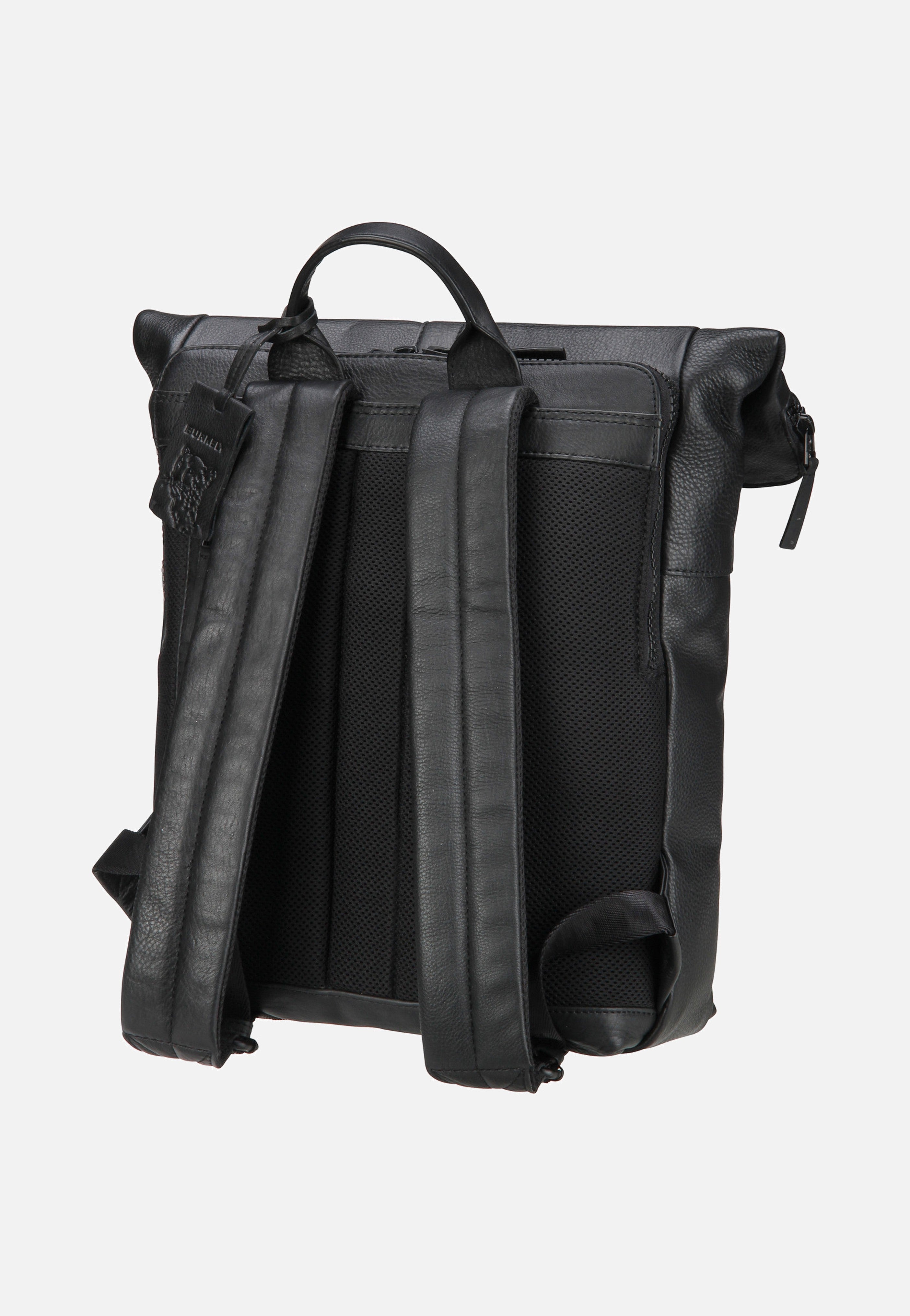 Burkely - Minimal Mason 1000805 Black - Rolltop Backpack | Neutral-Image