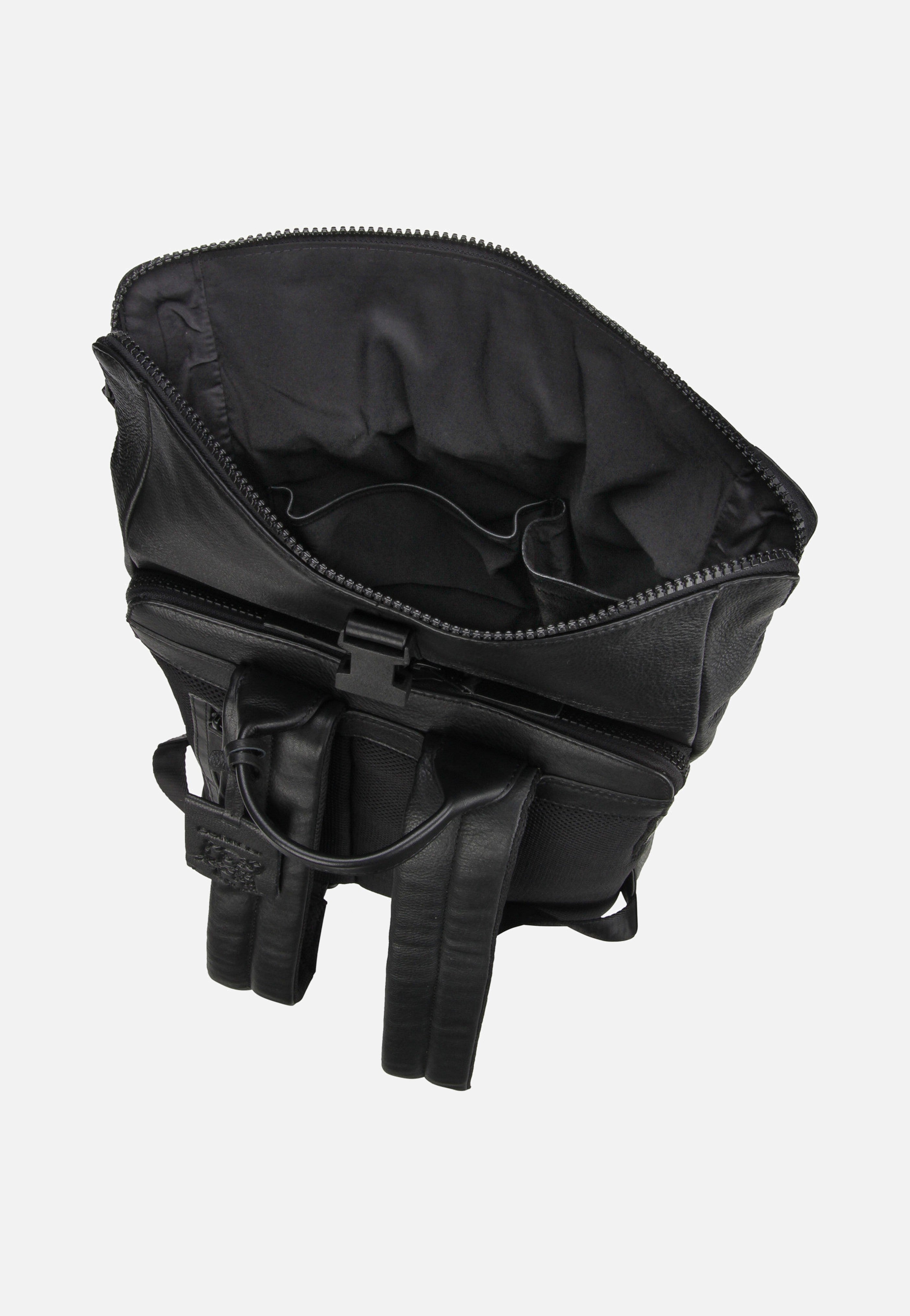 Burkely - Minimal Mason 1000805 Black - Rolltop Backpack | Neutral-Image