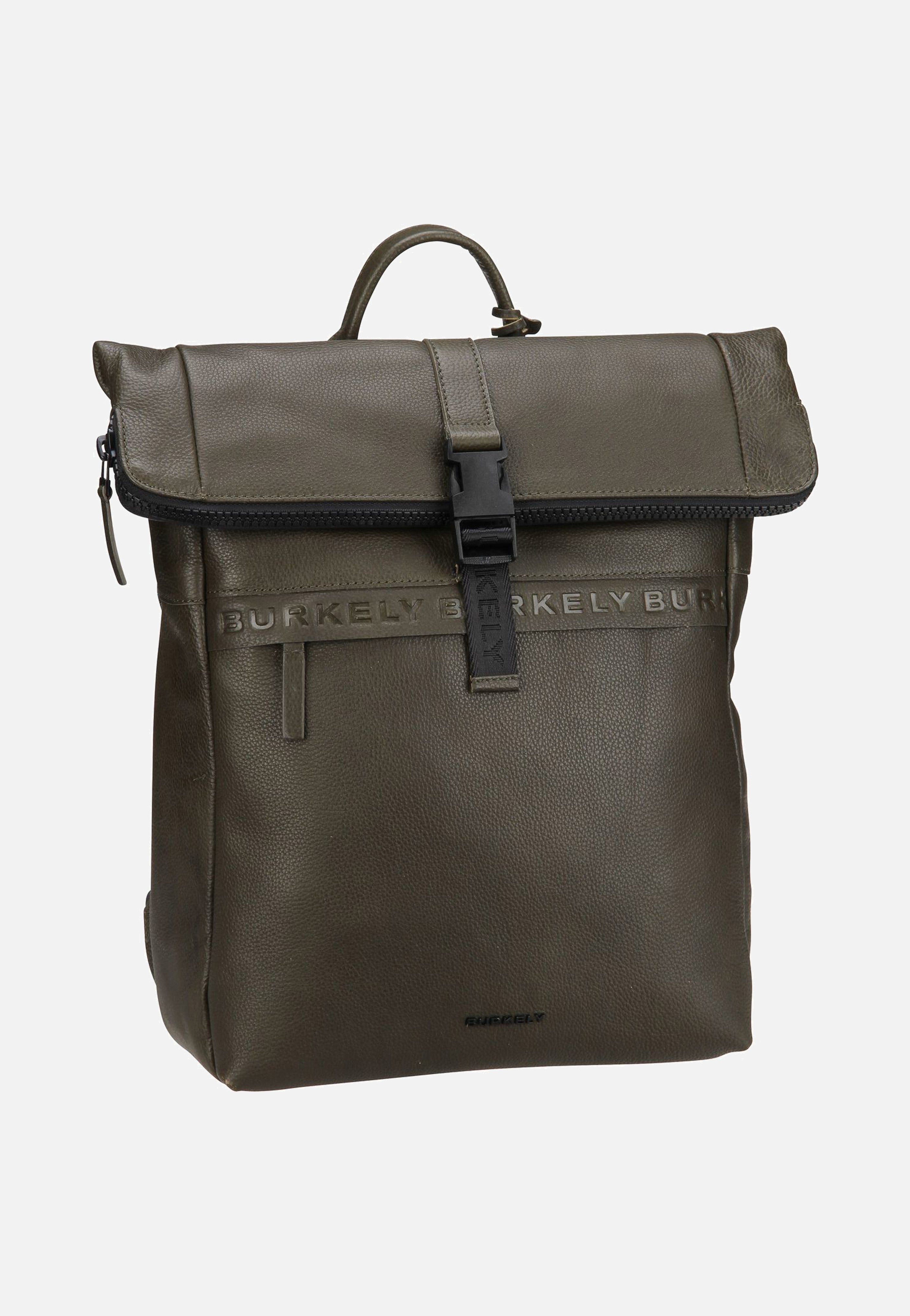 Burkely Minimal Mason 1000805 Green Rolltop Backpack