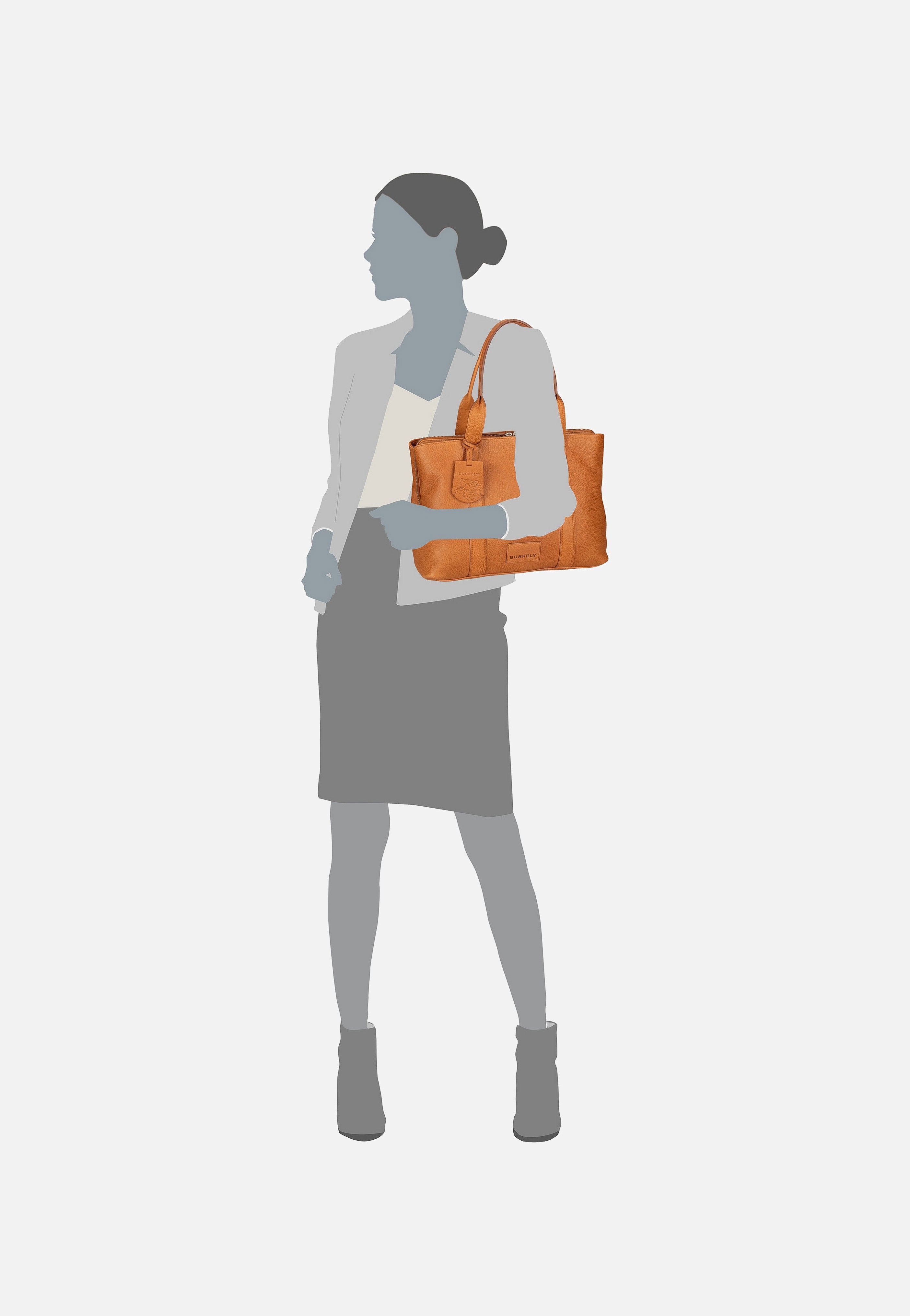 Burkely Soft Skylar 1000331 Cognac Shopper