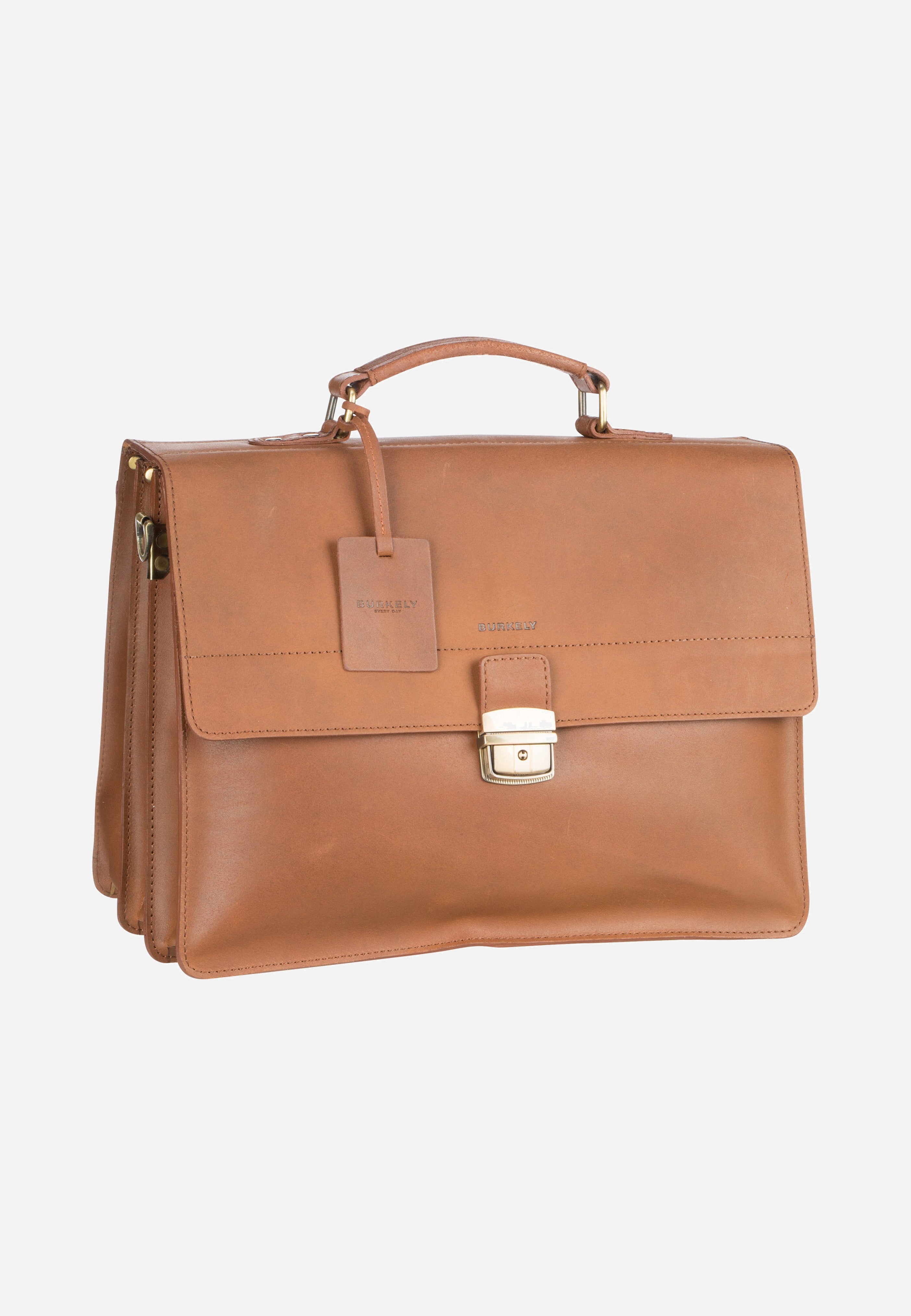 Burkely Vintage Dean 6379 Cognac Briefcase