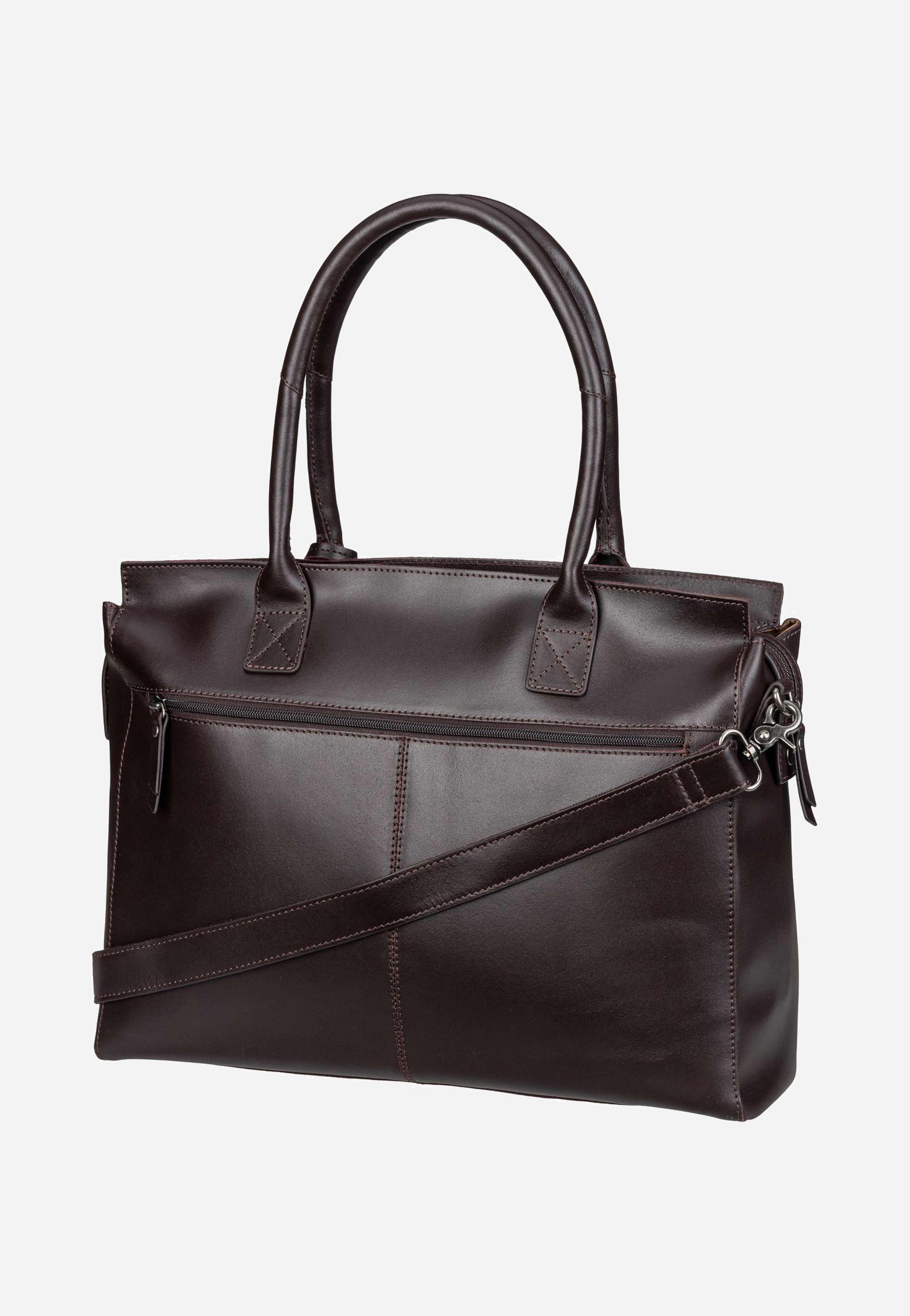 Burkely - Vintage Doris Laptopbag 15.6'' Dark Brown - Briefcase | Women-Image