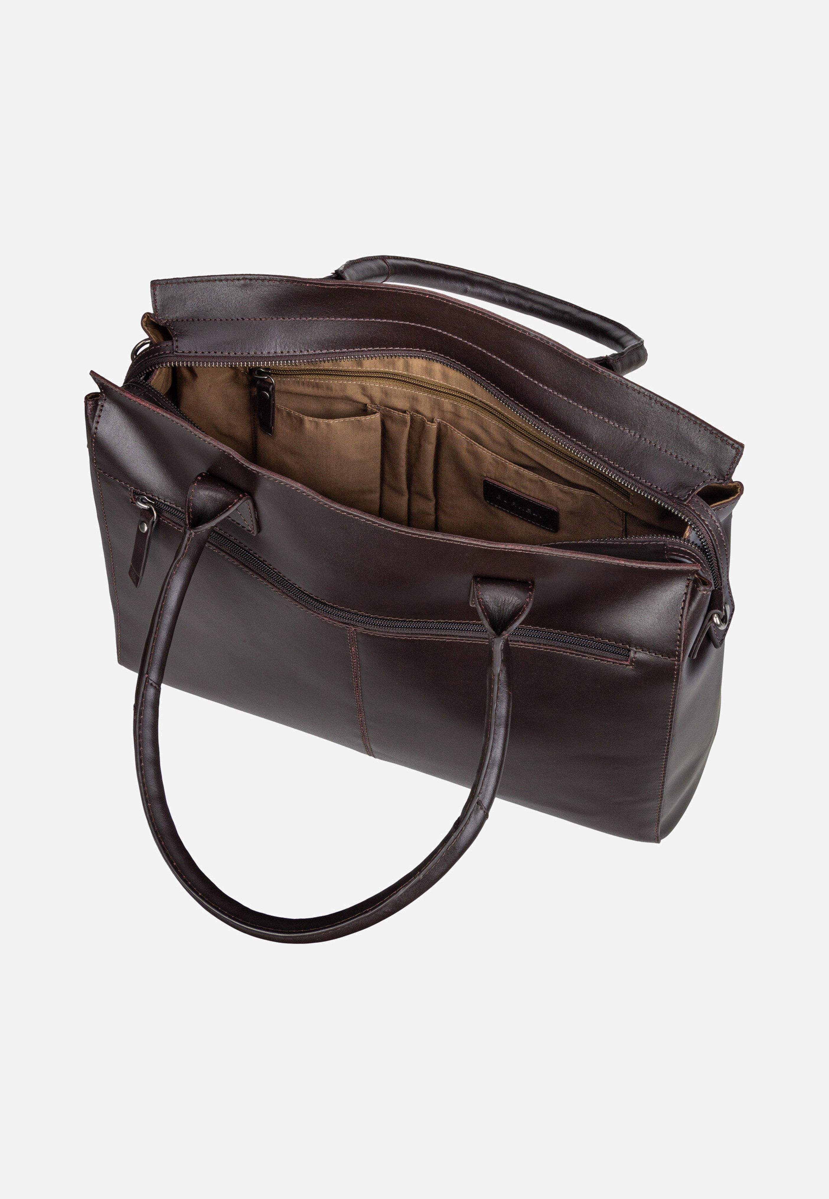 Burkely Vintage Doris Laptopbag 15.6'' Dark Brown Briefcase