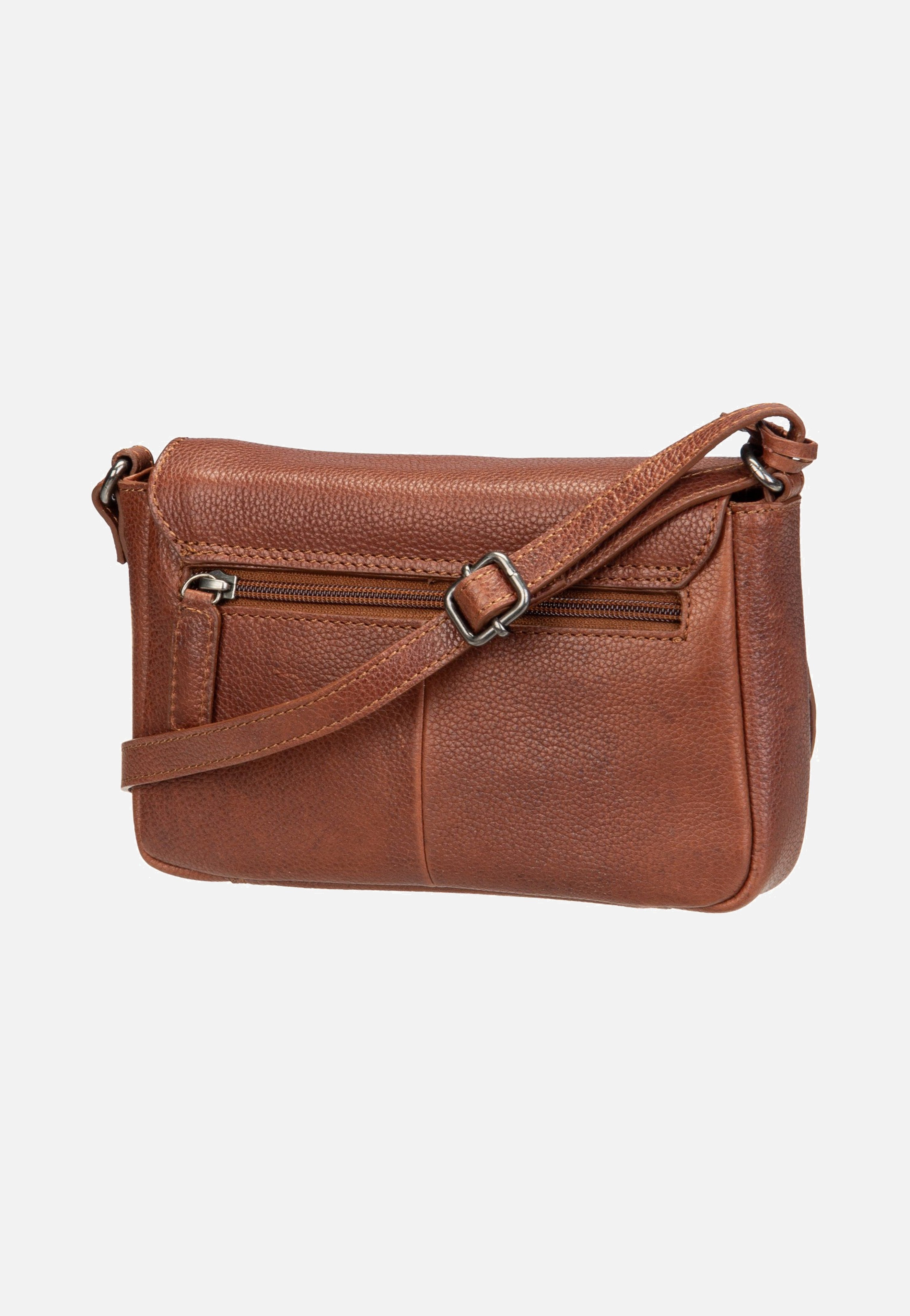 Burkely Antique Avery Cross Over 8005223 Cognac Crossbody Bag