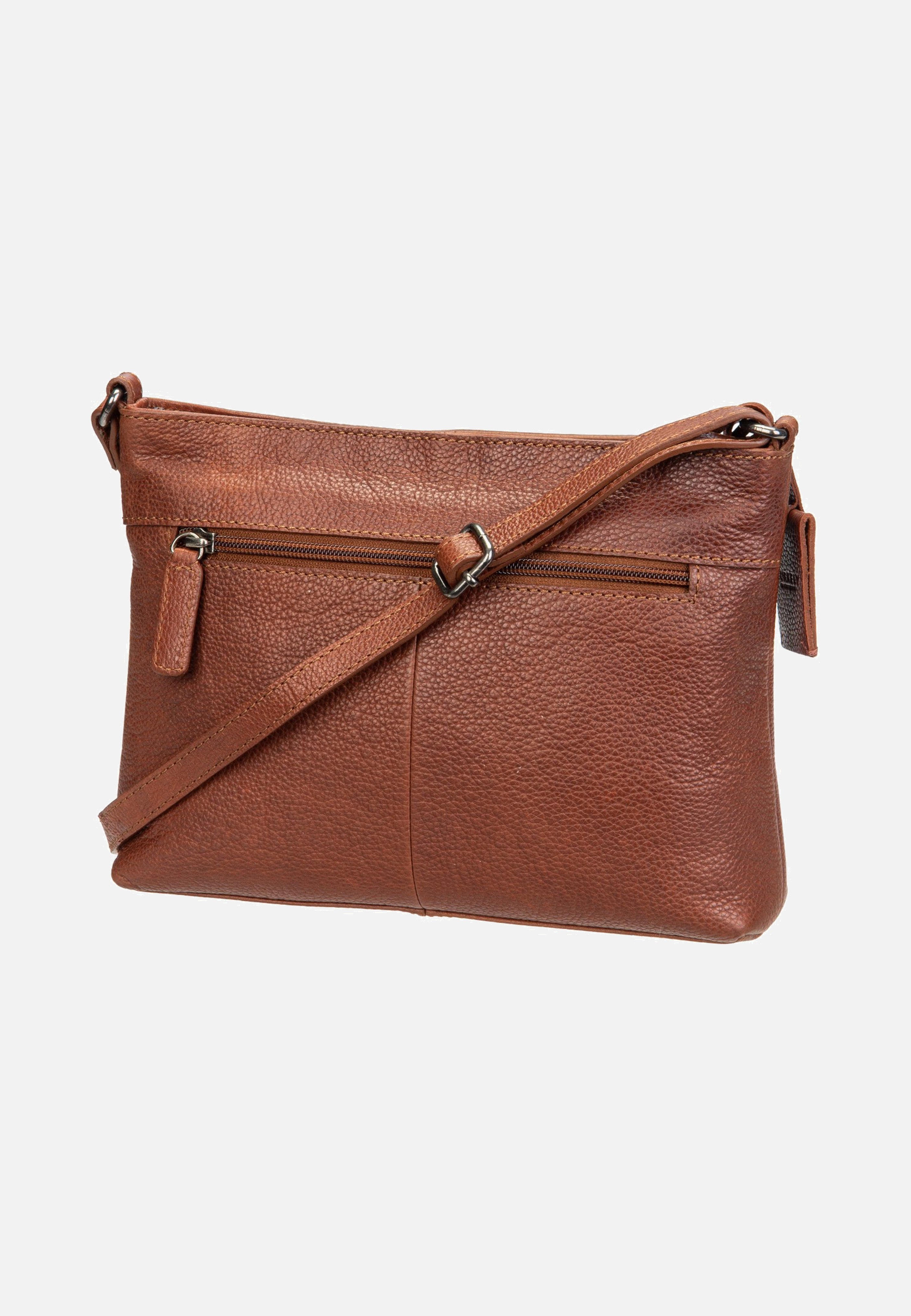 Burkely Antique Avery Zip 8005224 Cognac Crossbody Bag