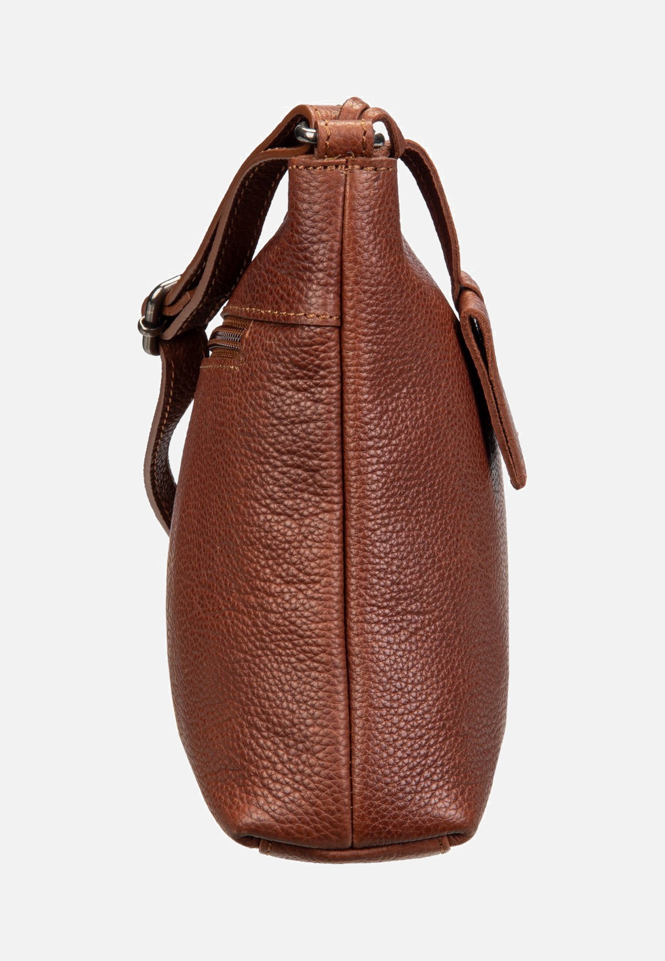 Burkely Antique Avery Zip 8005224 Cognac Crossbody Bag