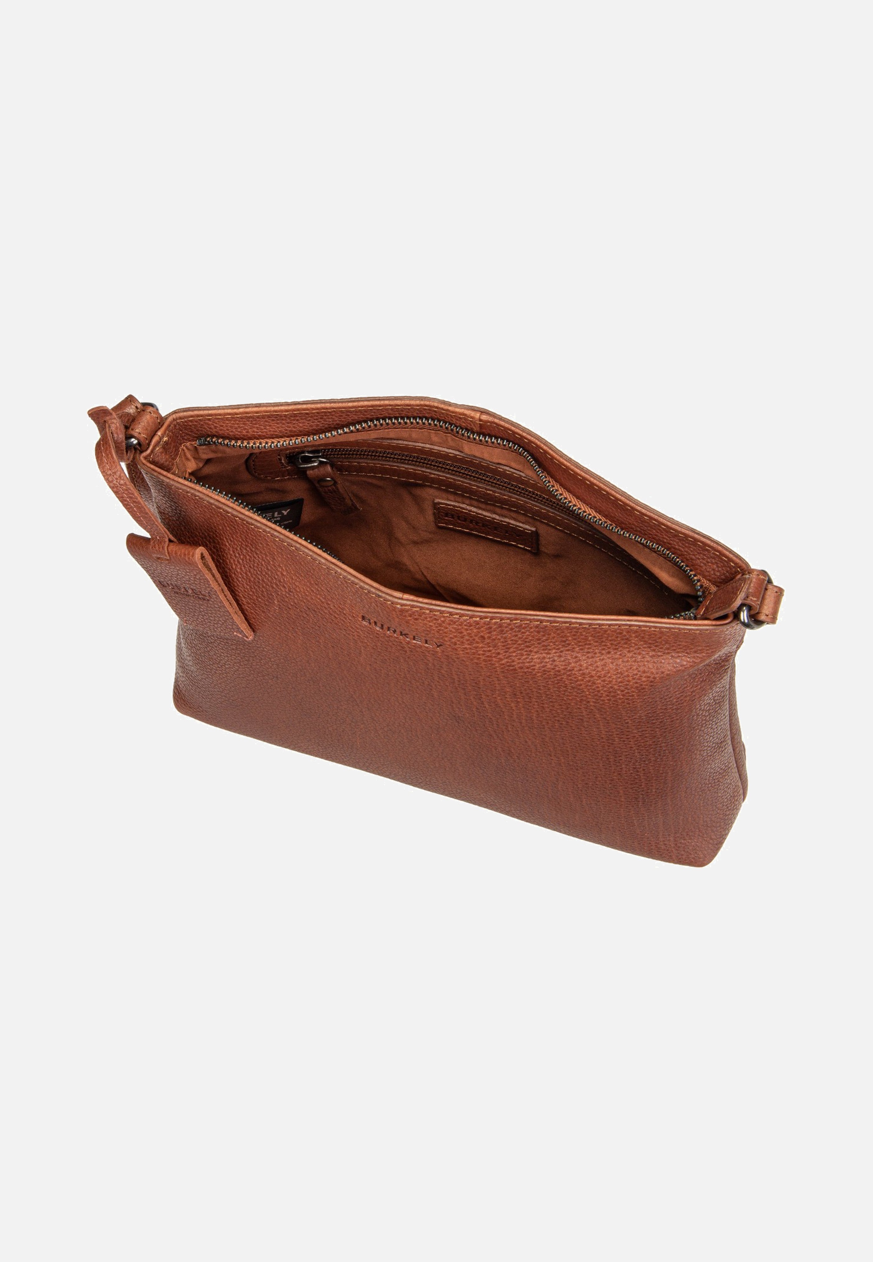 Burkely Antique Avery Zip 8005224 Cognac Crossbody Bag
