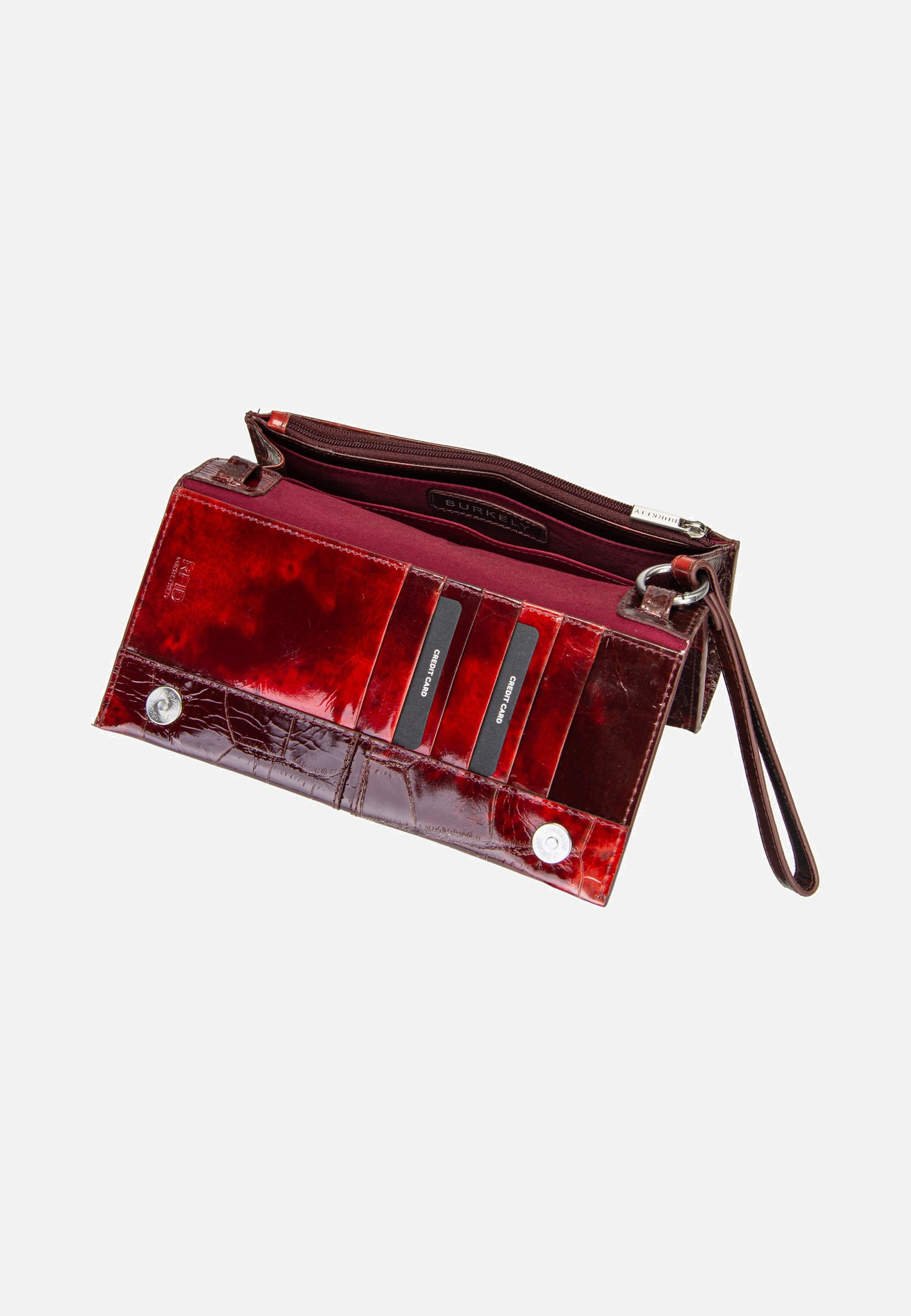 Burkely Cool Colbie 1000859 Burgundy Patent Phone Pouch