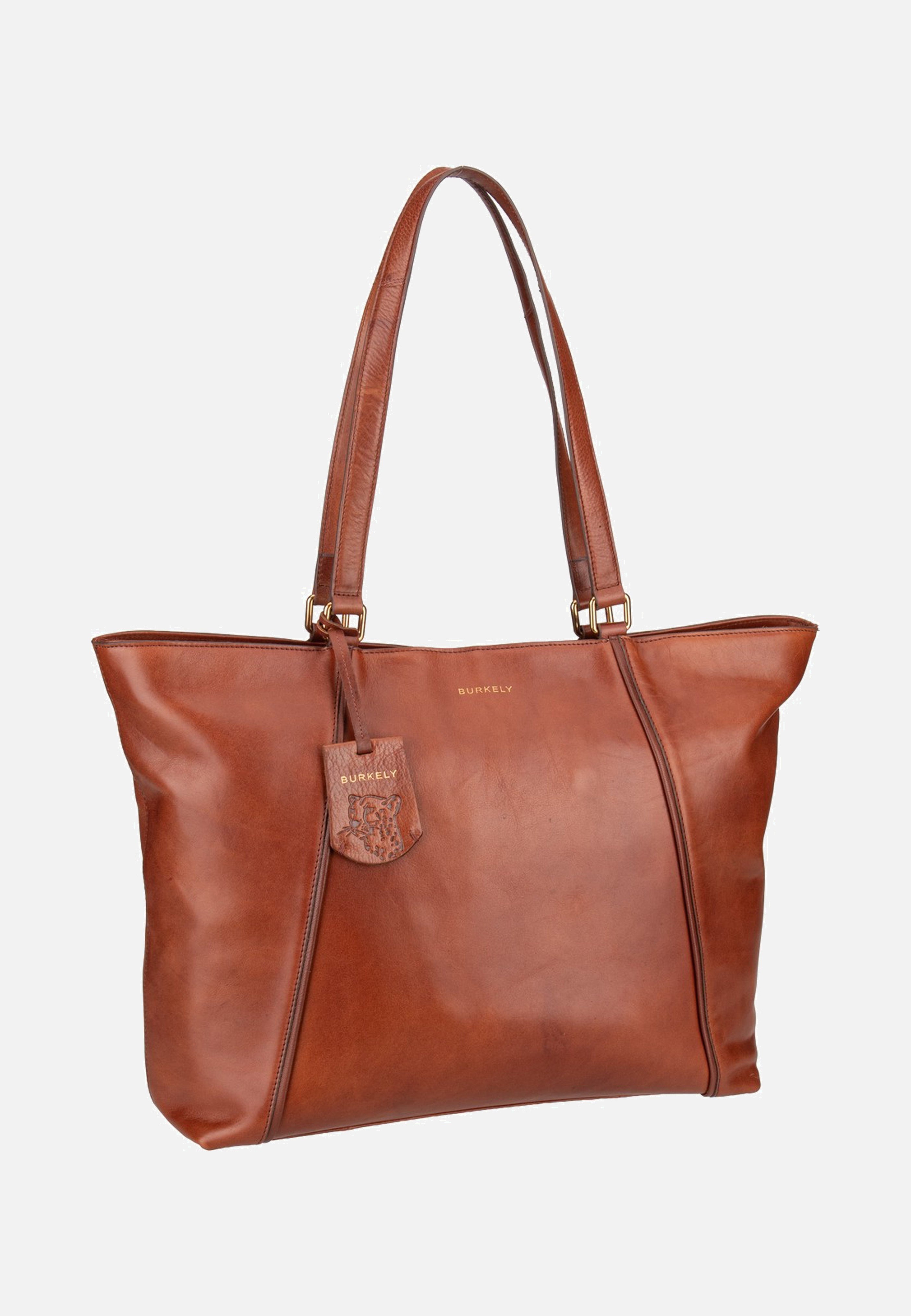 Burkely Fine Florence Wide 1001707 15.6" Chestnut Shopper