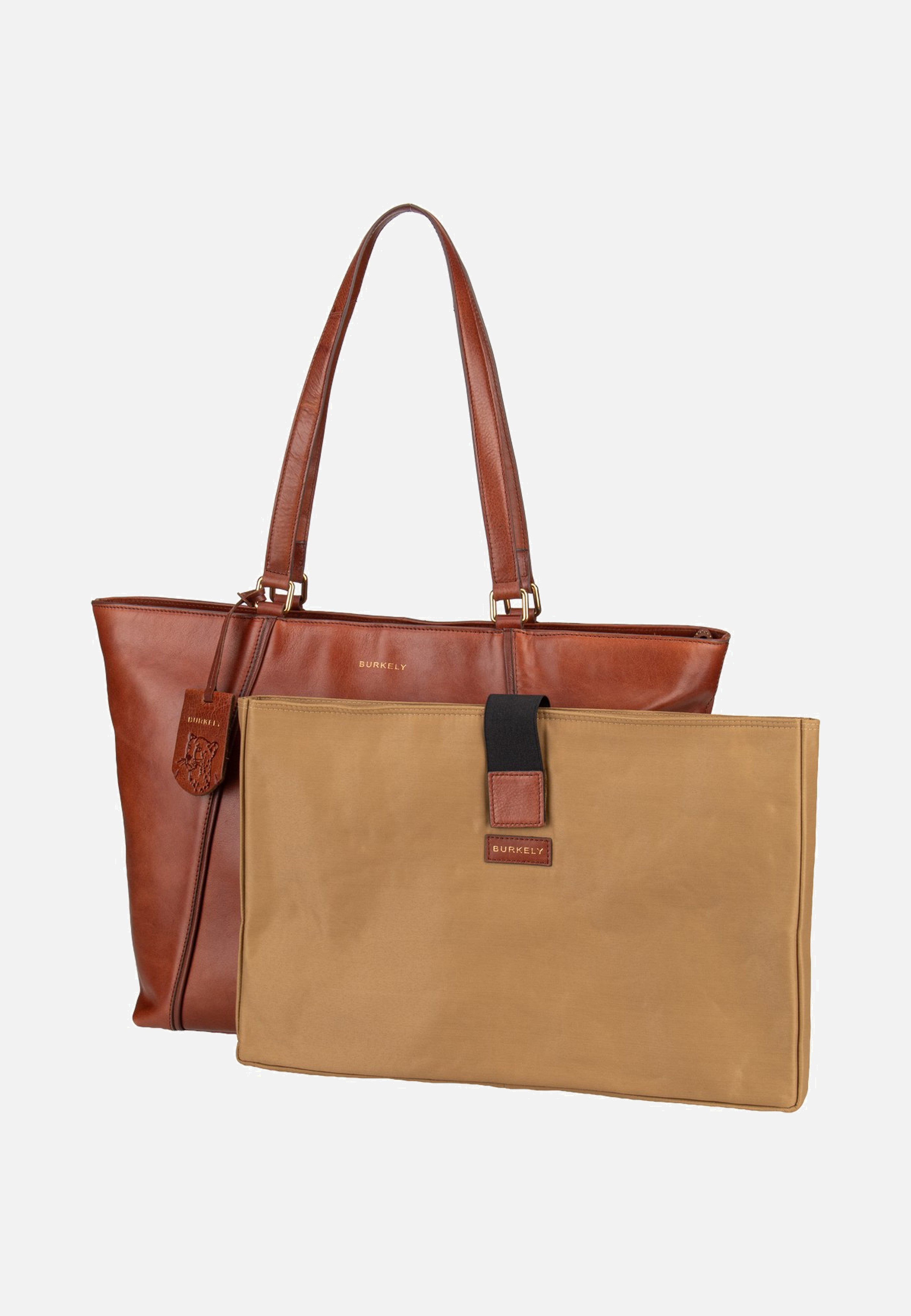 Burkely - Fine Florence Wide 1001707 15.6" Chestnut - Tote Bag | Neutral-Image