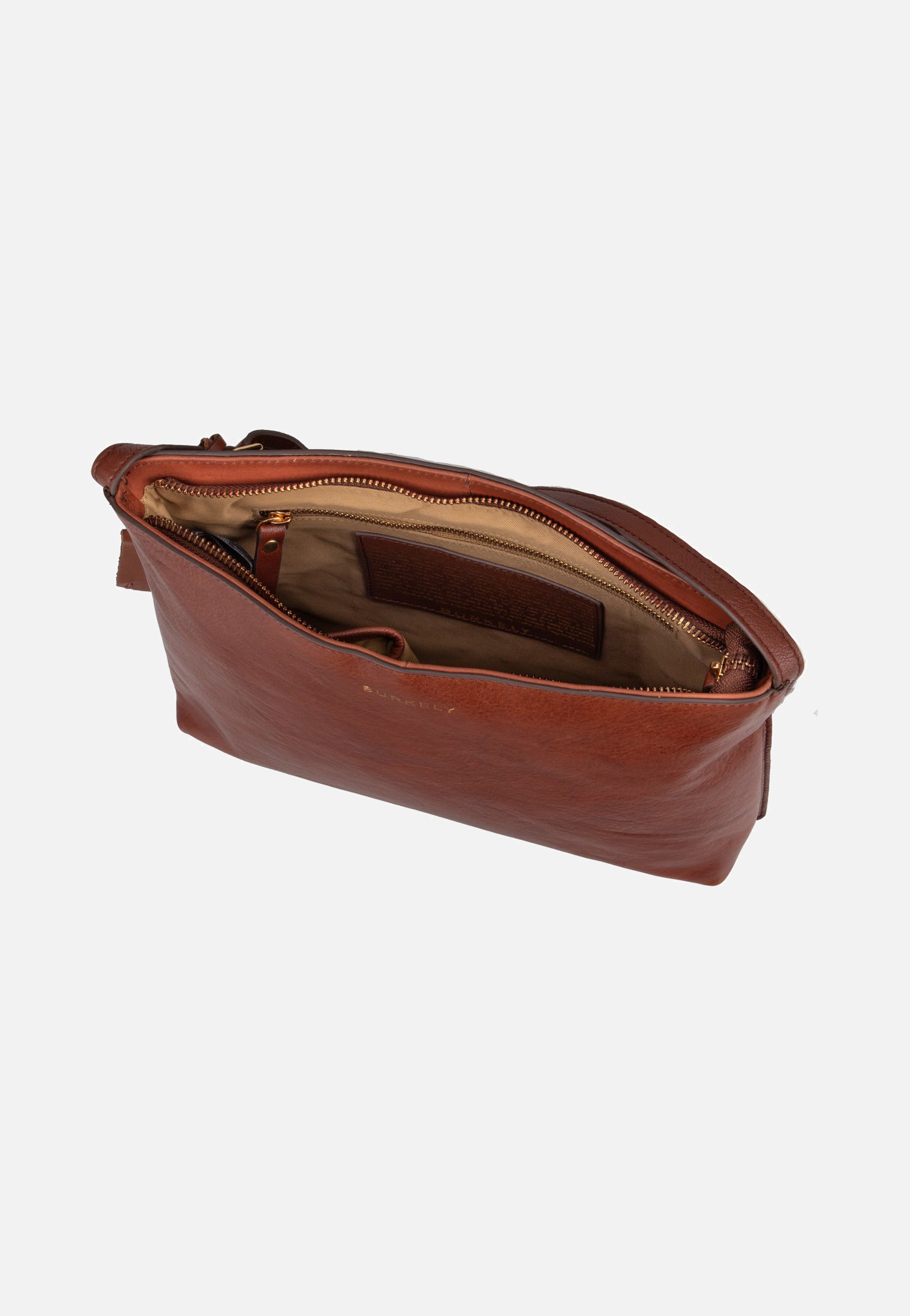Burkely Fine Florence Zip 1001705 Chestnut Crossbody Bag