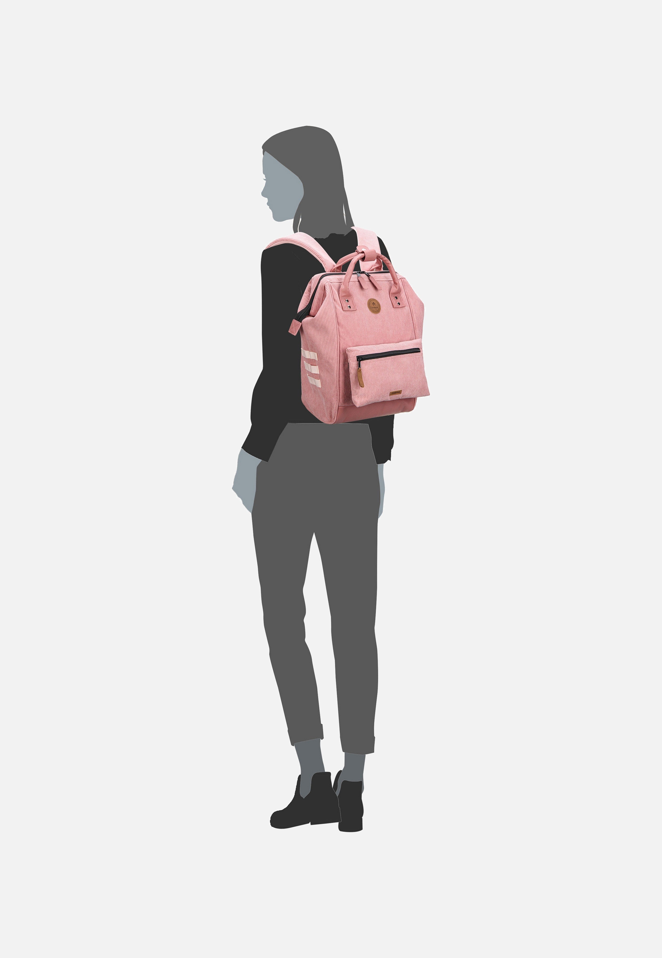 Cabaia - Adventurer Recycled Velvet Medium Gold Coast - Backpack | Women-Image