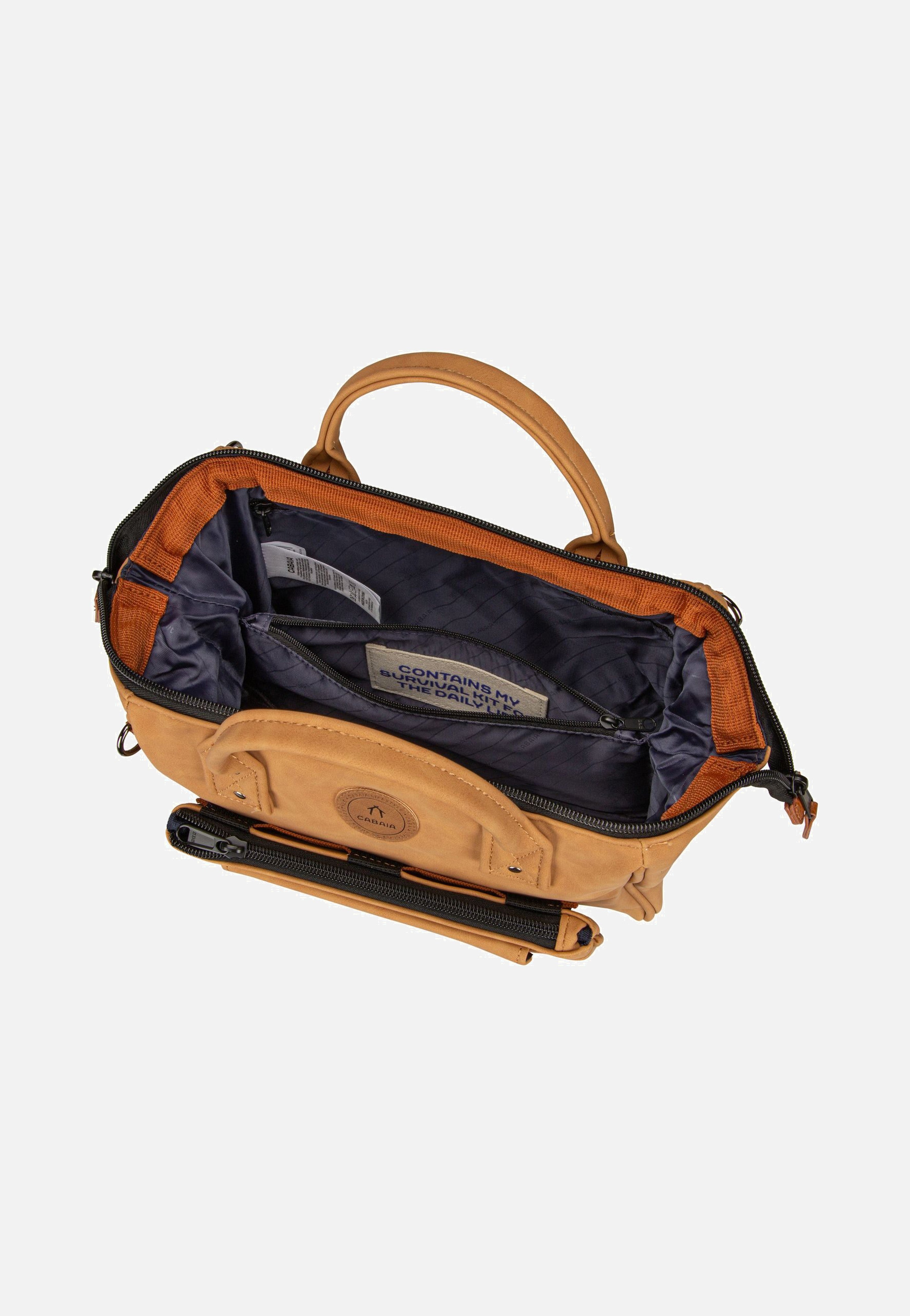 Cabaia - Adventurer X-Body Vegan Nubuck Medium Moscou - Handle Bag | Neutral-Image