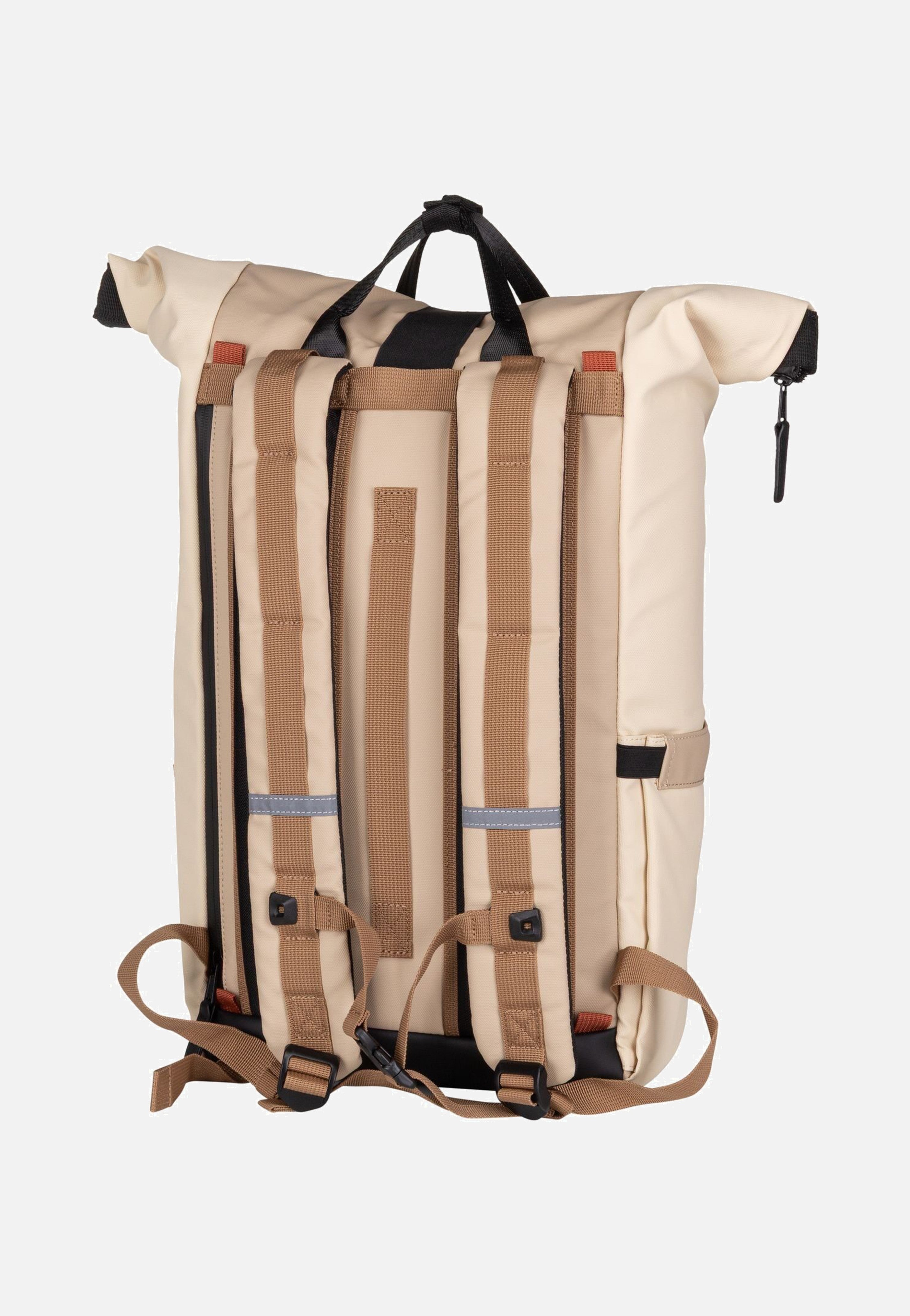Cabaia - Explorer Recycled Oxford Large Cap Brenton - Rolltop Backpack | Neutral-Image