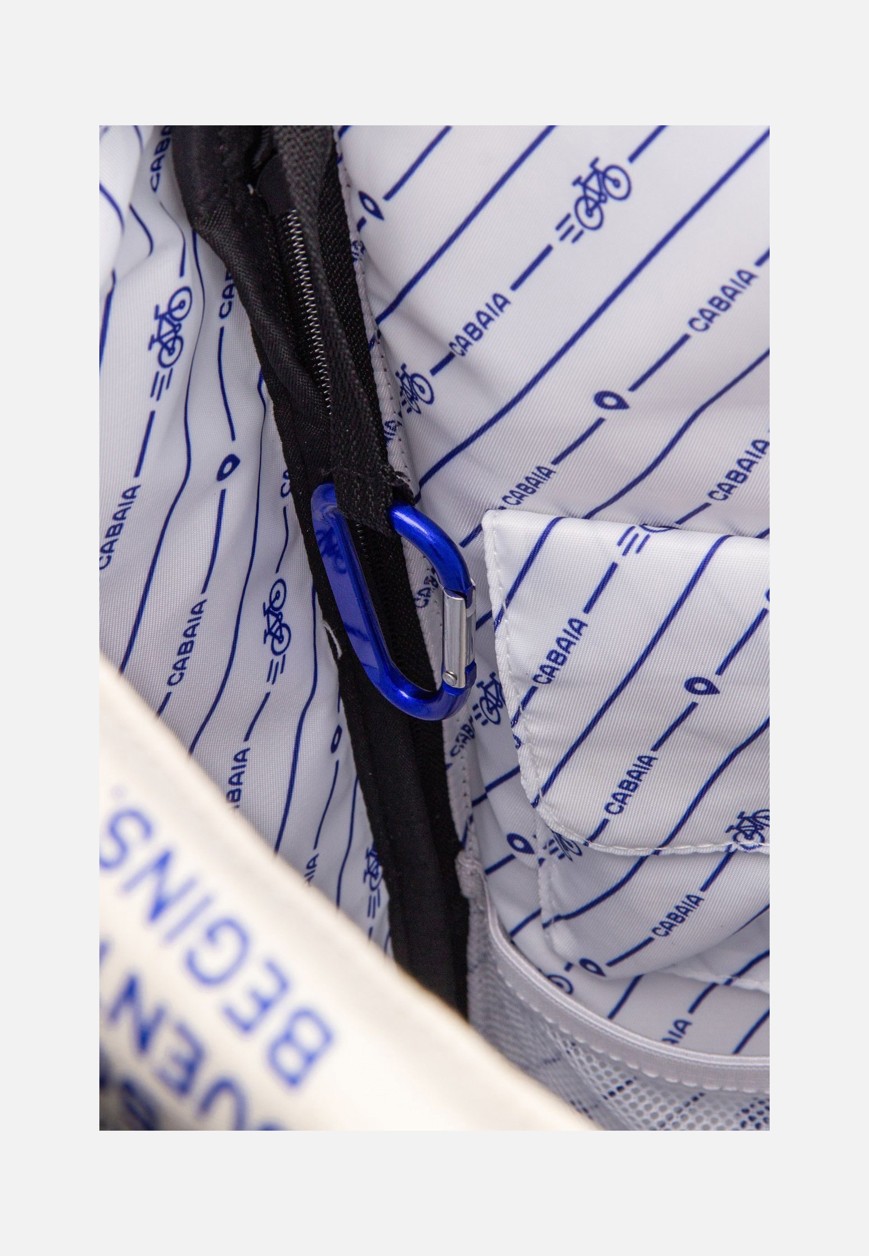 Cabaia - Explorer Recycled Oxford Large Manarola - Rolltop Backpack | Neutral-Image
