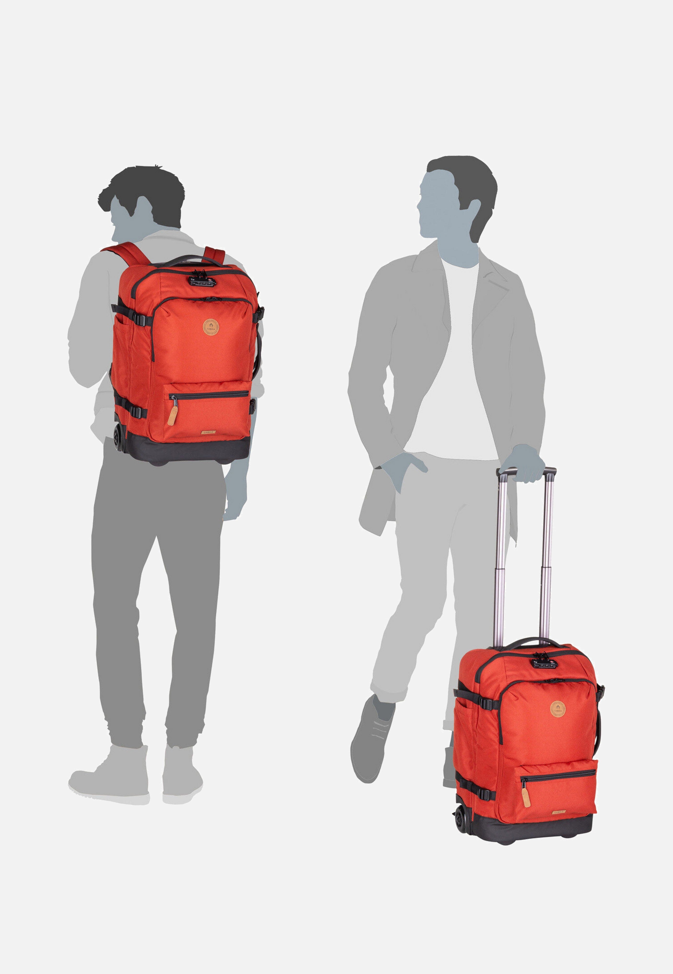 Cabaia Soft Suitcase Small Kaikoura Backpack Trolley