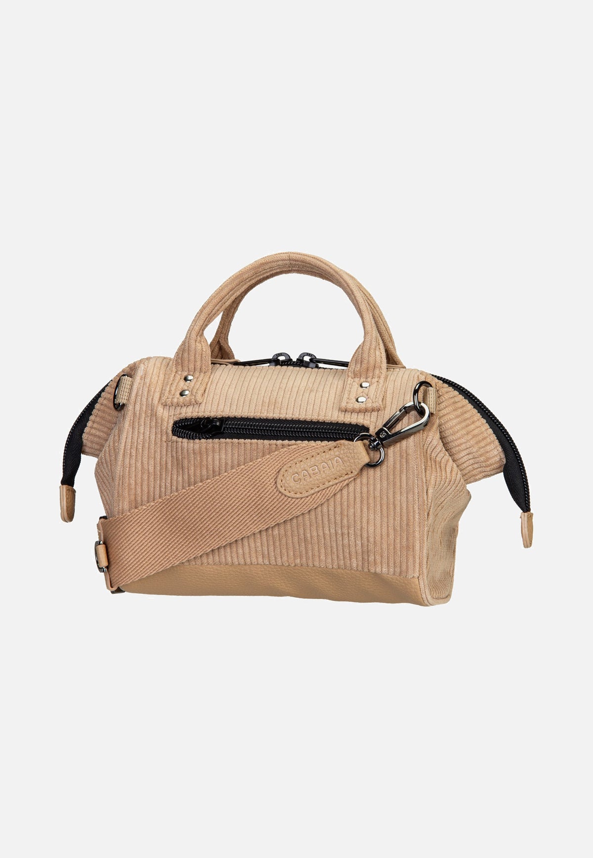 Cabaia Crossbody Recycled Velvet Small Luxor Borsa con manico