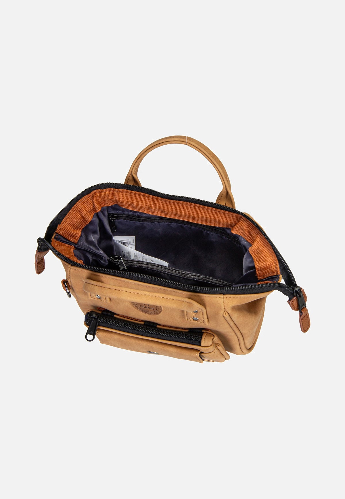 Cabaia Crossbody Vegan Nubuck Small Moscow Bolsa con asa