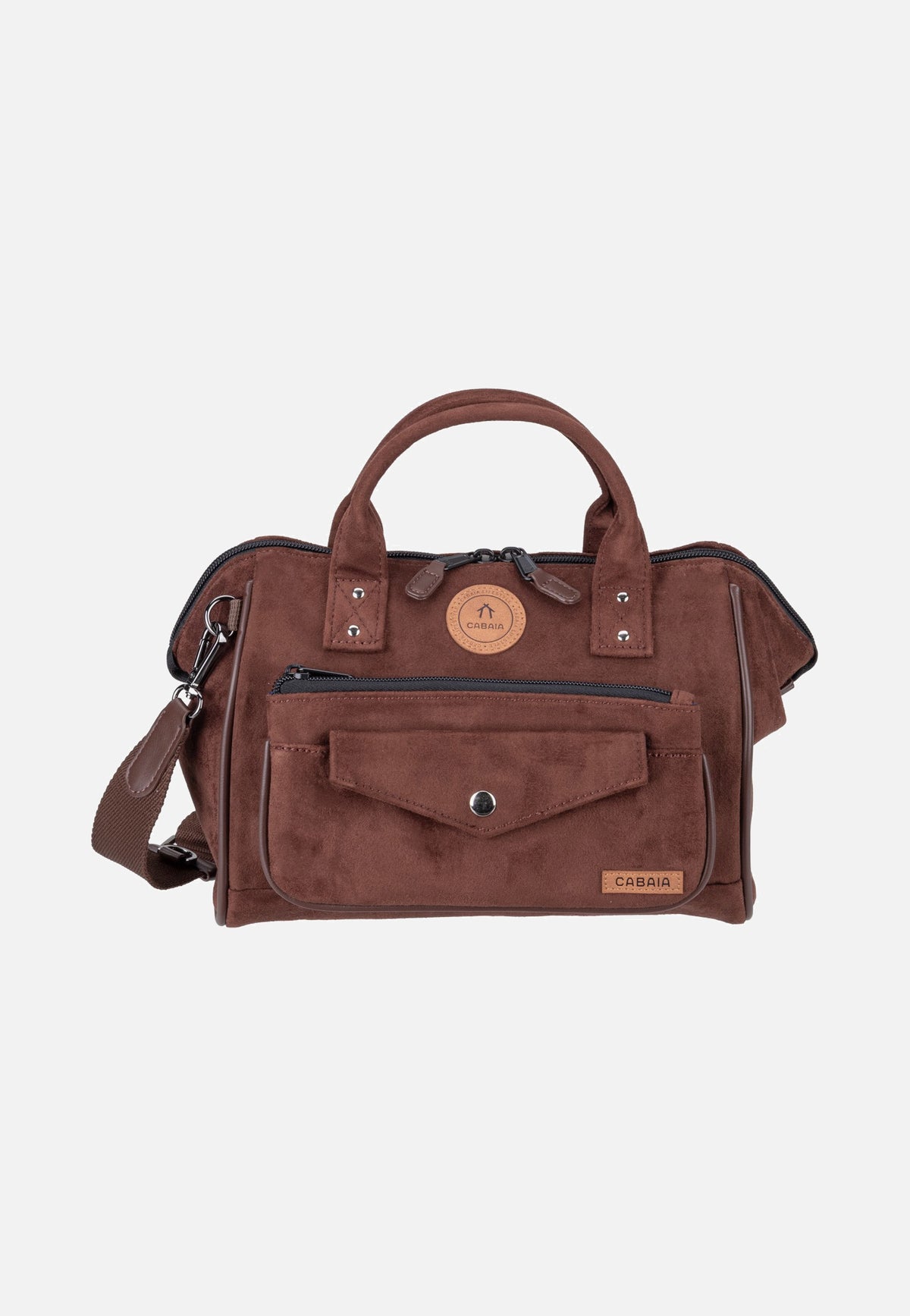 Cabaia Crossbody Vegan Suede Medium Burlington Handle Bag