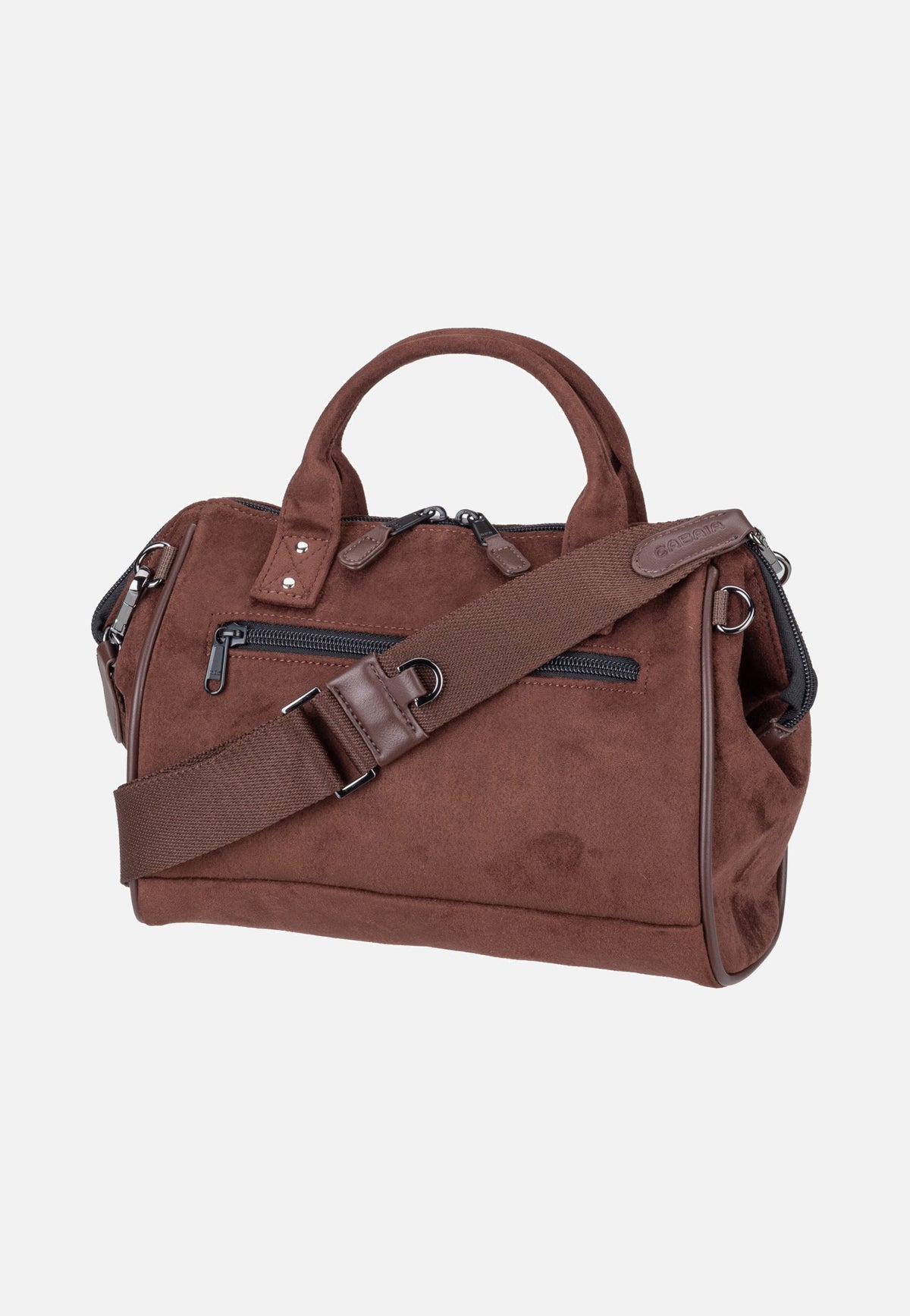 Cabaia Crossbody Vegan Suede Medium Burlington Handle Bag